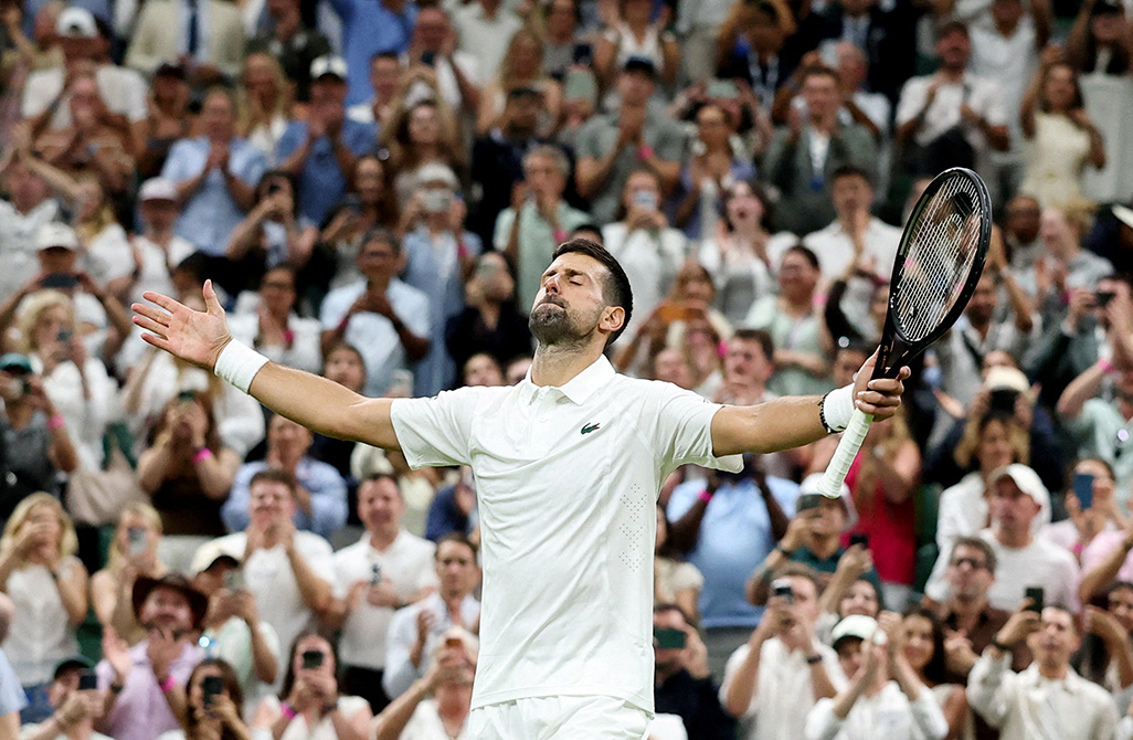 cover Djokovic meets familiar foe Tsitsipas