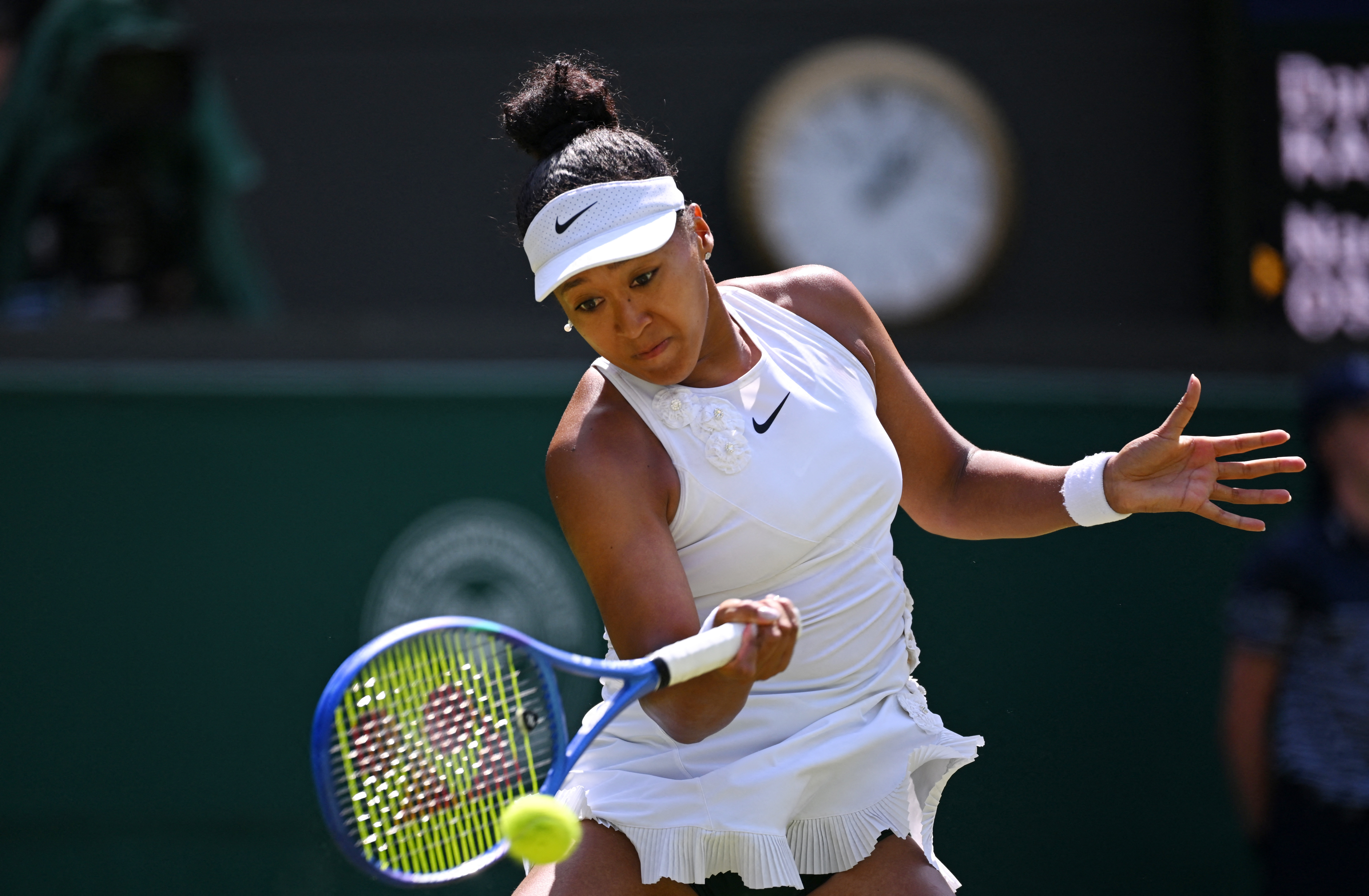 image Tennis-Flair, fire and fight as Osaka beats Kasatkina to make Wimbledon last 16