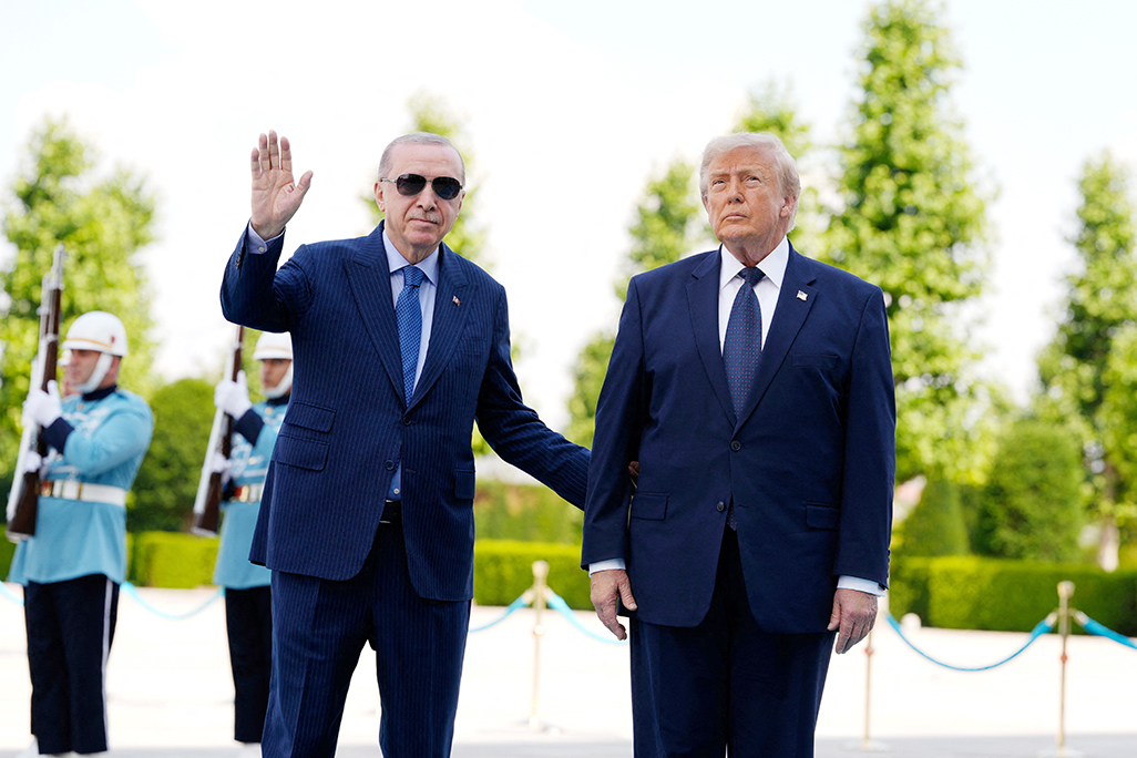 cover Trump&#8217;s visit a win for Erdogan, NATO tensions aside