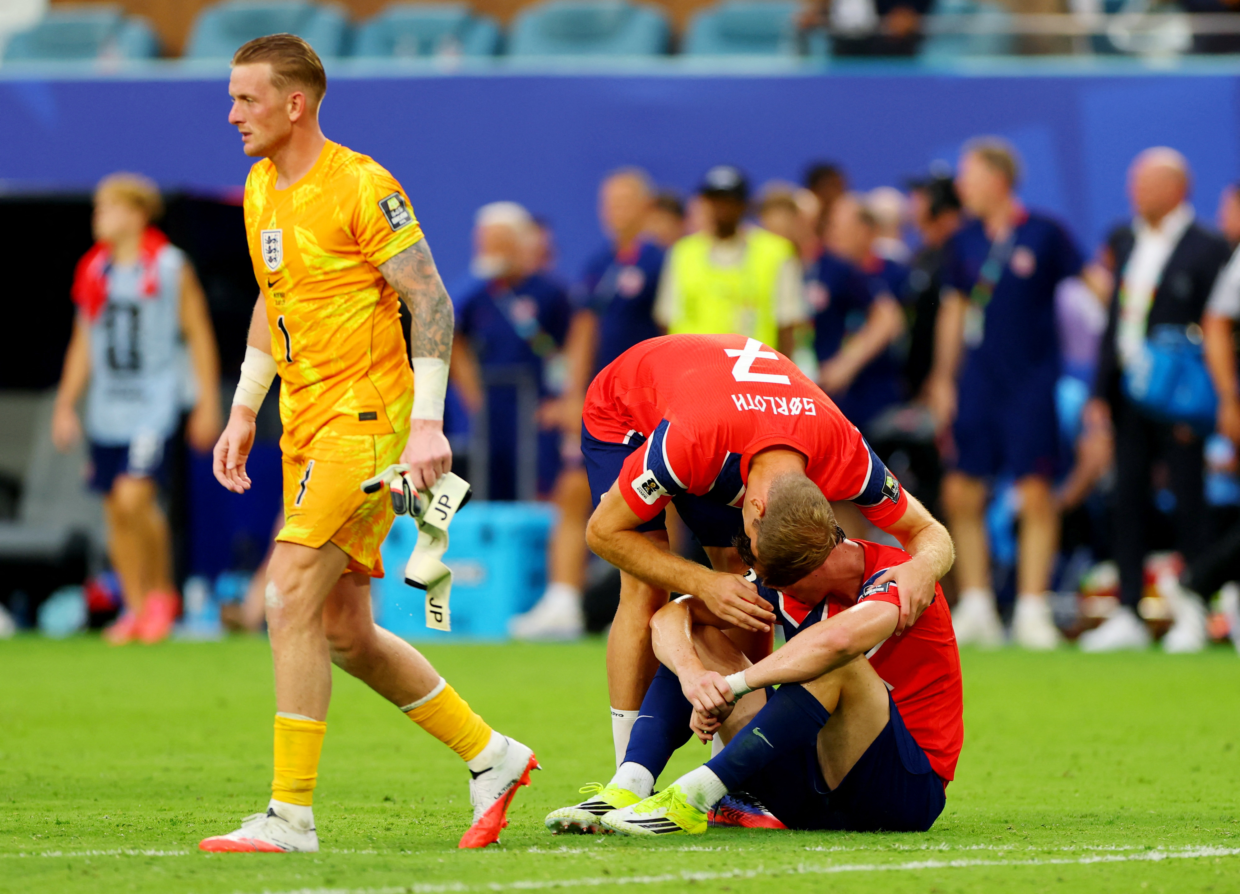 image Sorloth faces online abuse after Norway&#8217;s exit