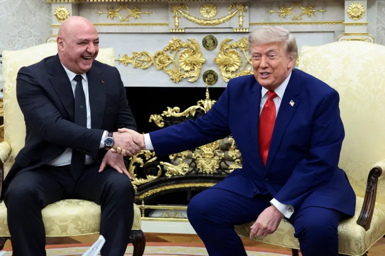 image Trump pledges support for Lebanon in meeting with Aoun