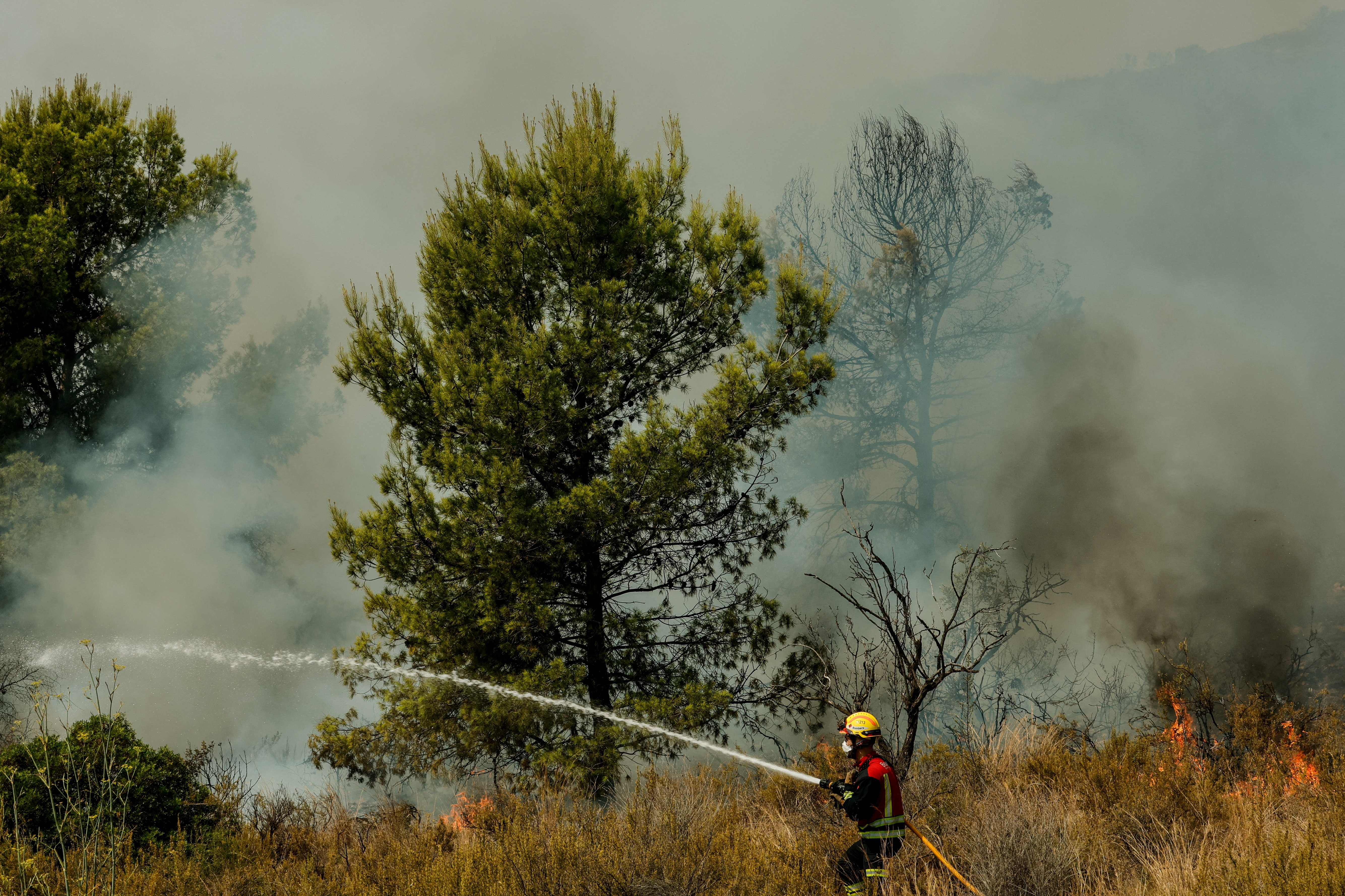 cover France and Spain race to contain wildfires ahead of fresh heatwave