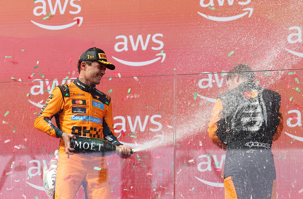 image Champion Norris hands McLaren first win of 2026