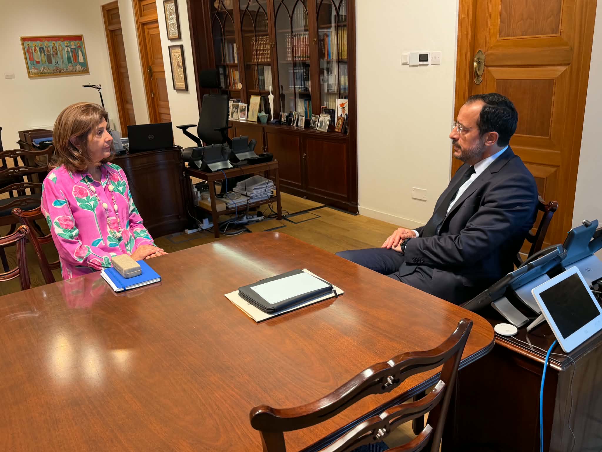 image UN chief to encourage Cypriots to enter negotiations says Holguin