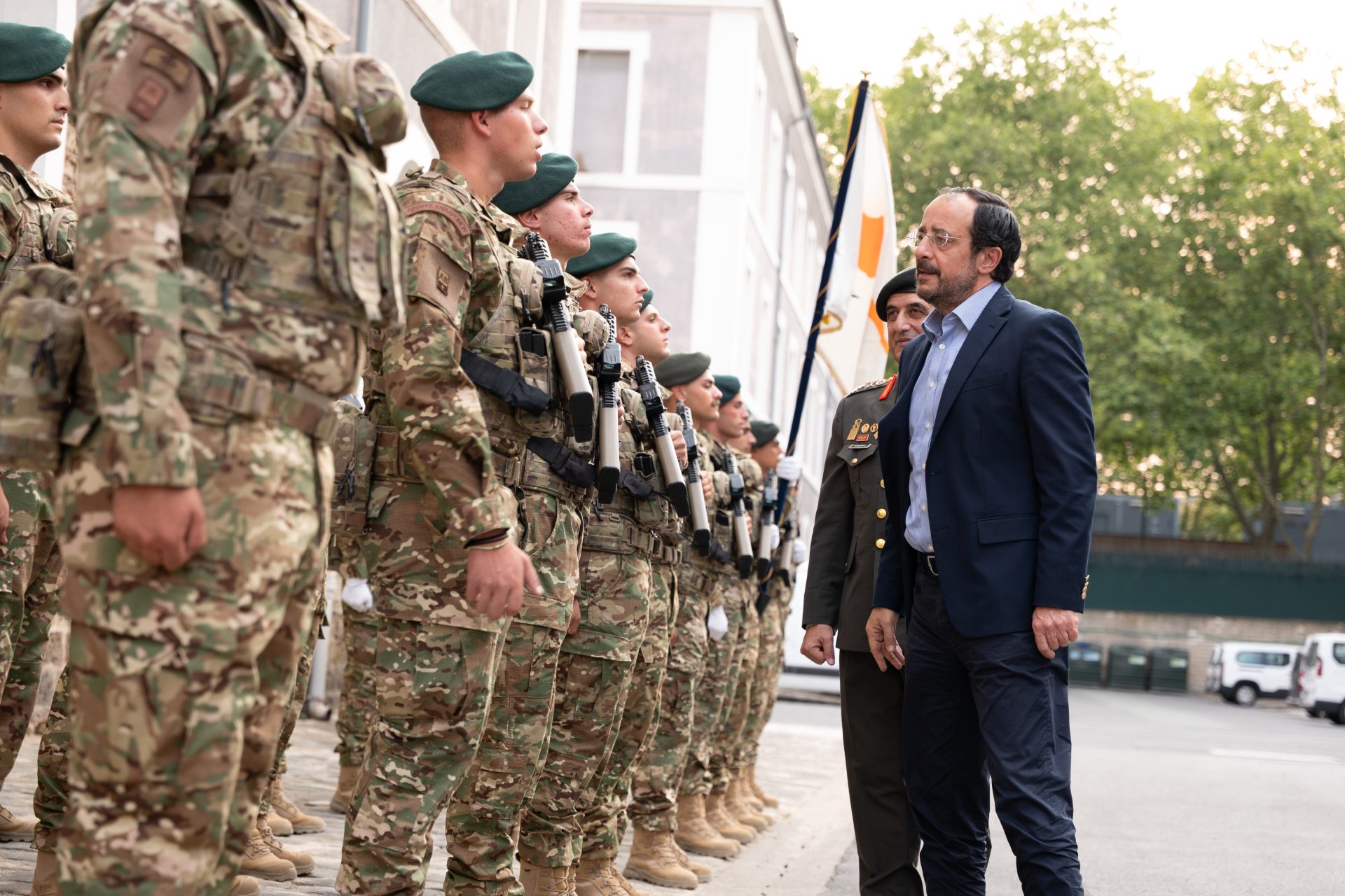 cover President praises Cyprus-France defence ties ahead of Bastille Day parade