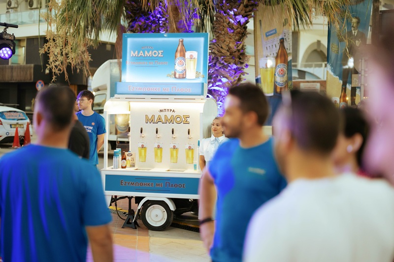 Historic MAMOS beer relaunch wins over Cypriot public with refreshing summer vibes