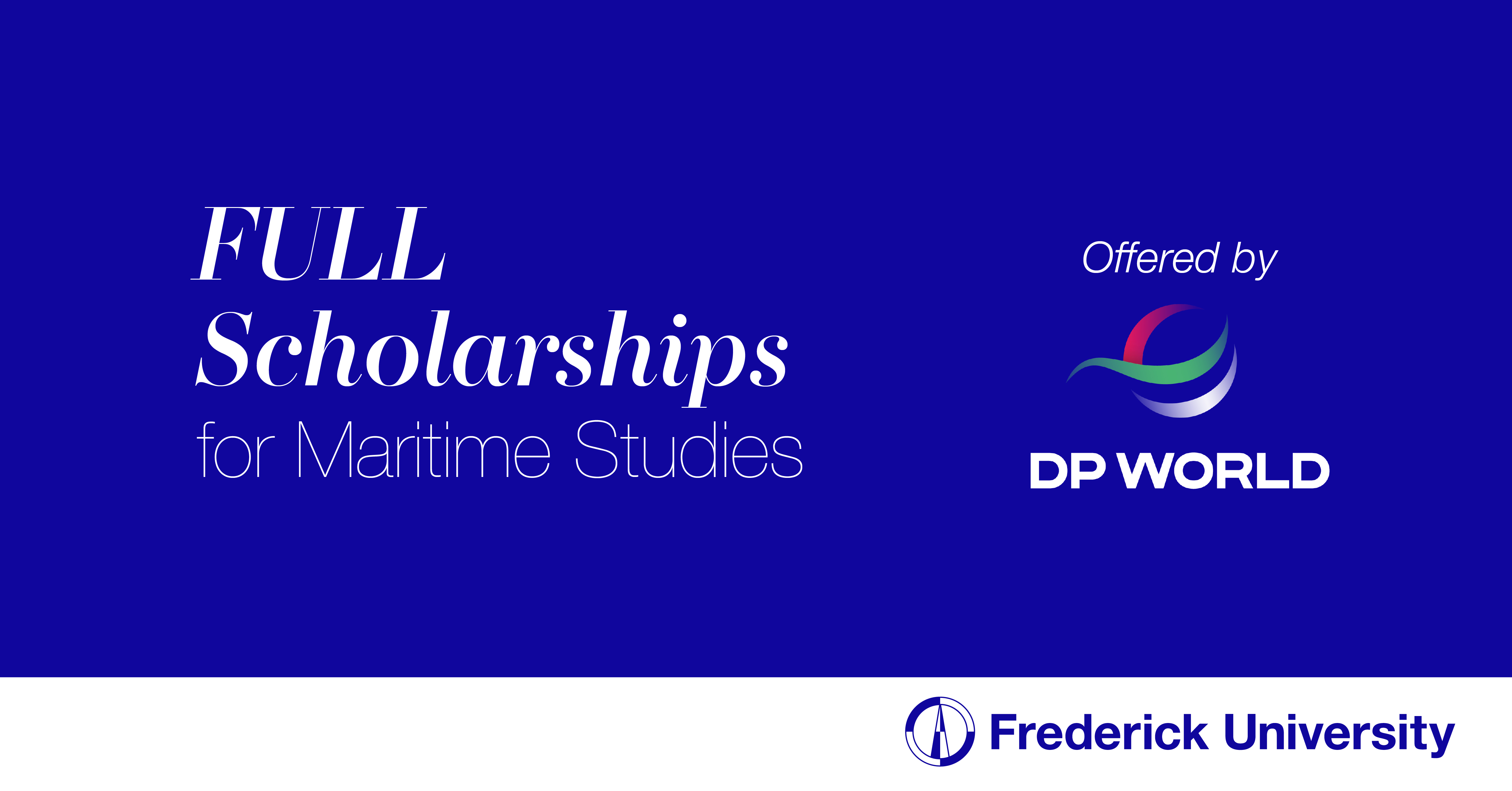 cover Two full Maritime Studies scholarships at Frederick University
