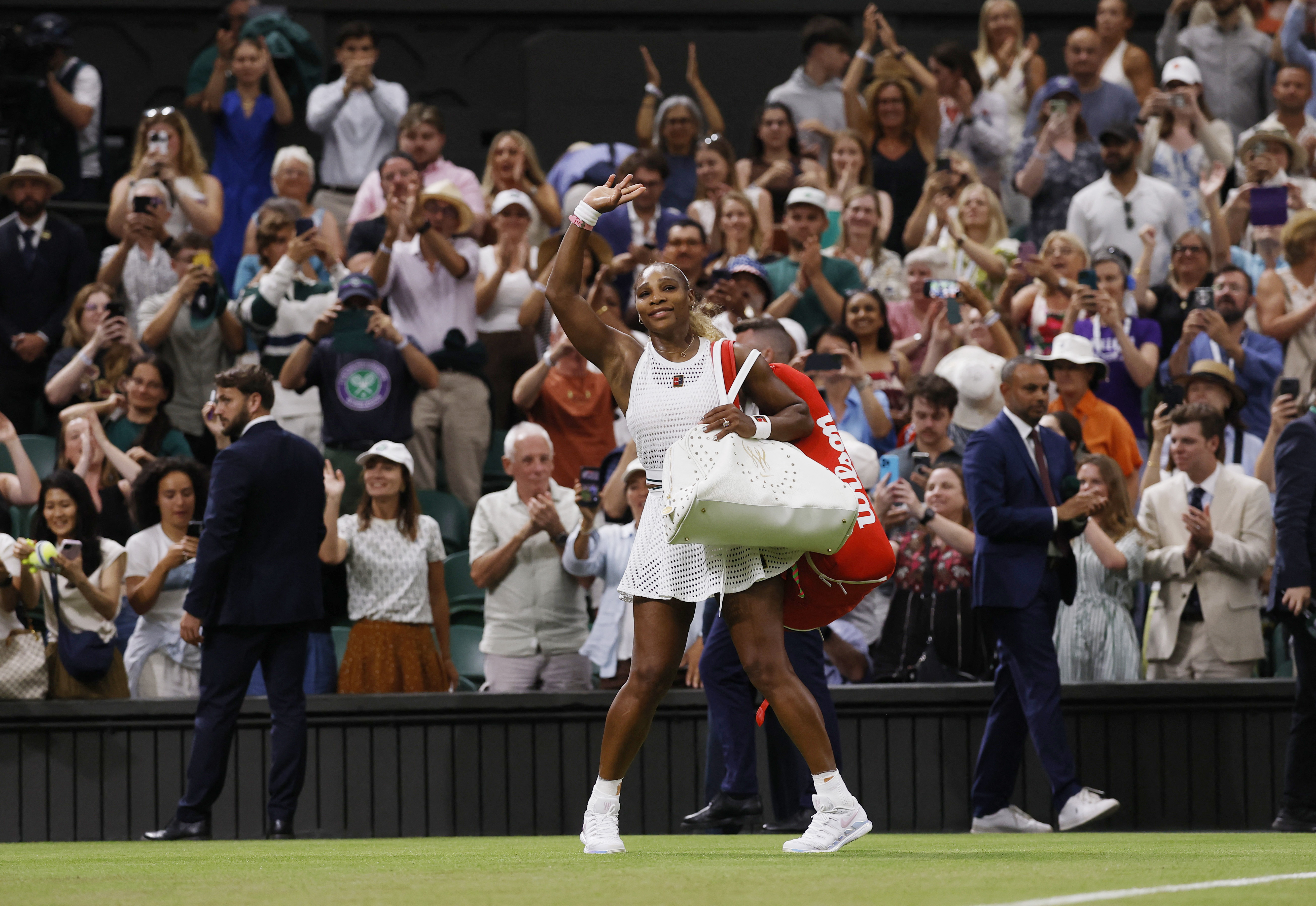 cover Williams sisters pull out of Wimbledon doubles after Serena injury