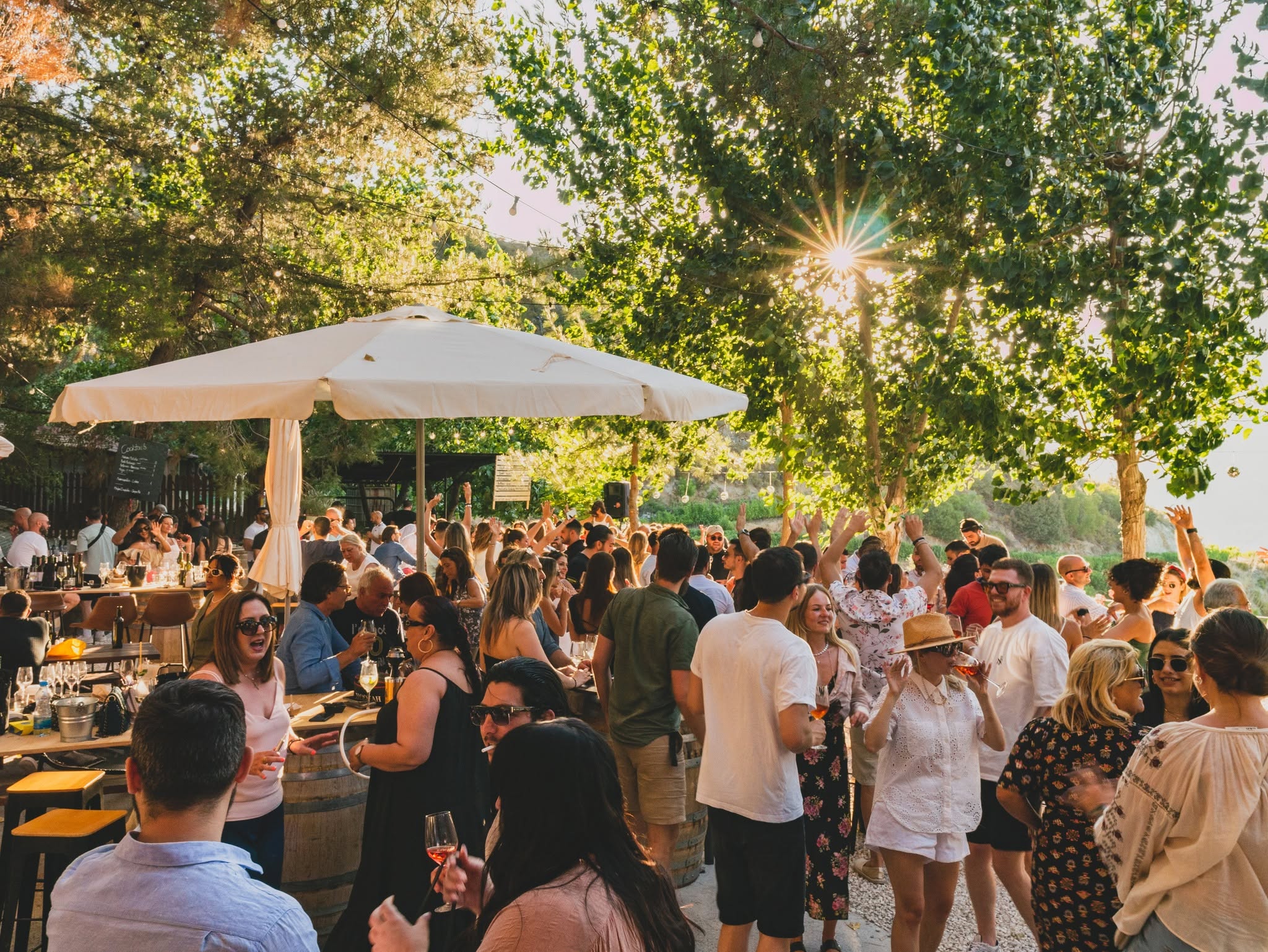 image Cypriot wine, street food and crafts in mountain village