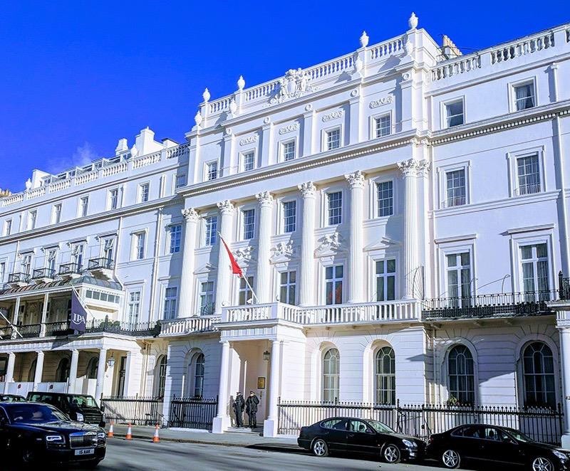 image Cypriots protest outside Turkish embassy in London