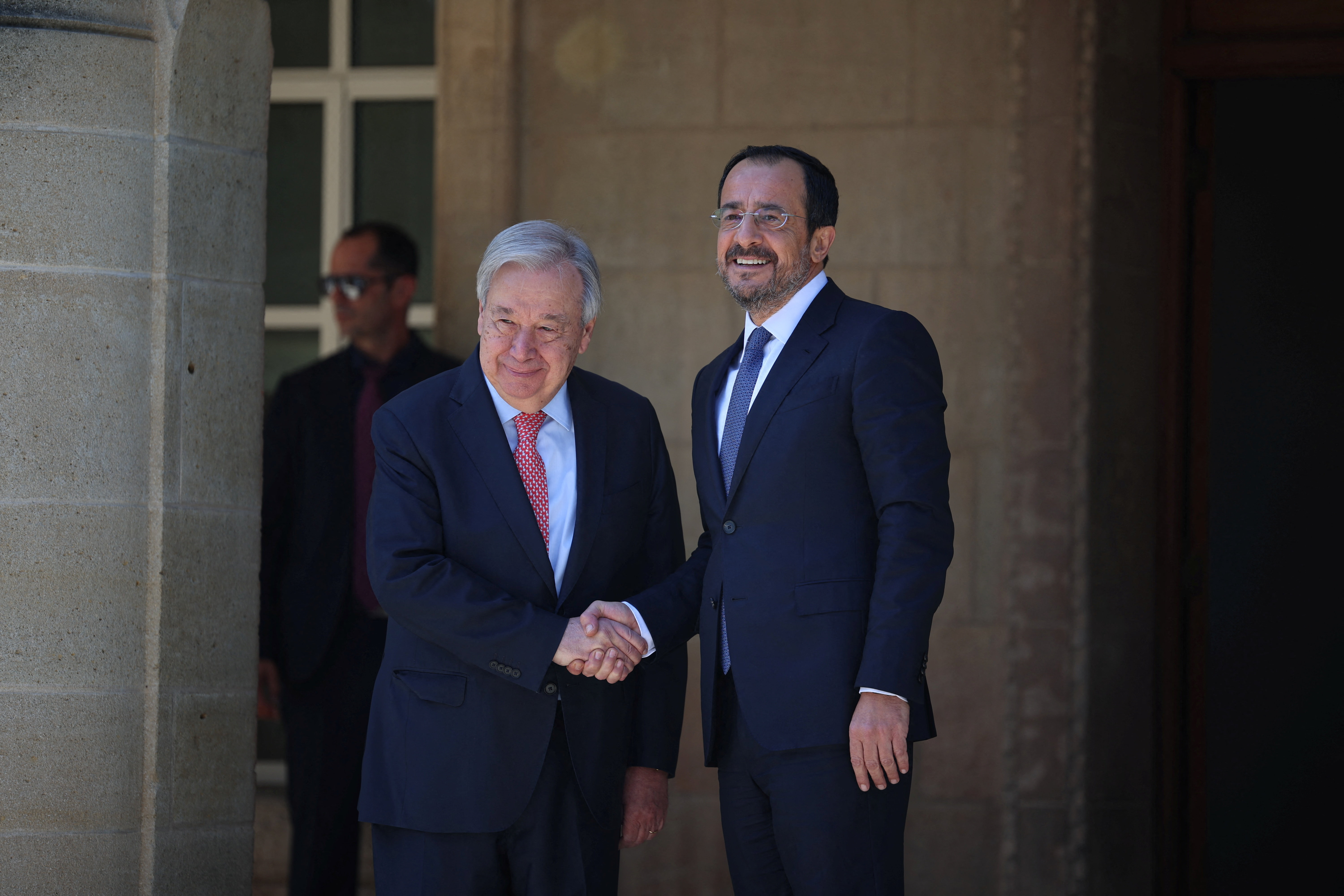 Guterres, Christodoulides, presidential palace, Cyprus problem, Cyprus talks, Cyprob