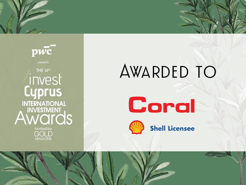 cover Coral S.A. shines at 14th Invest Cyprus International Investment Awards
