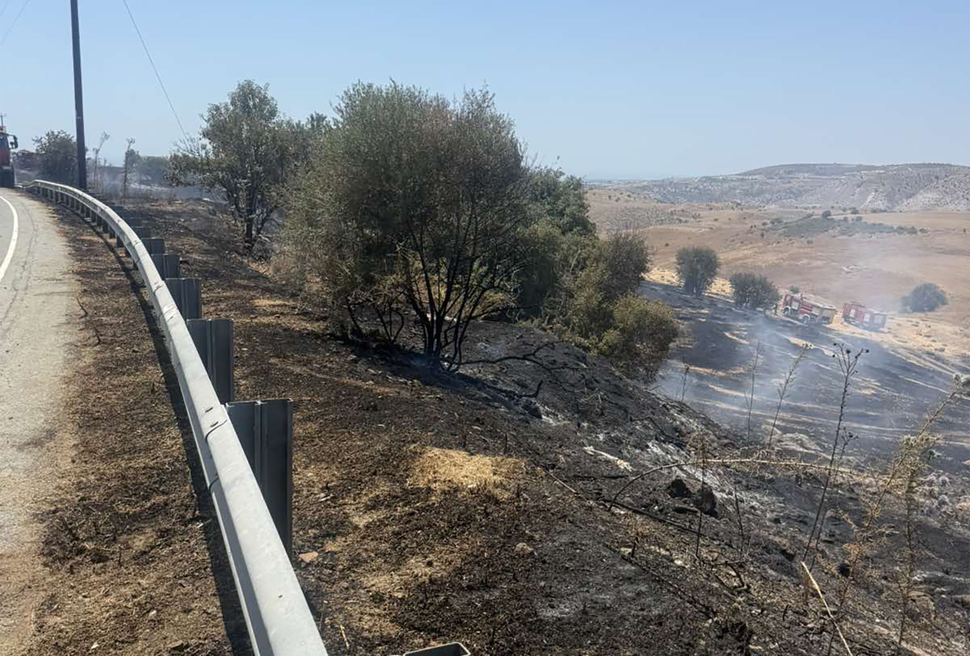 cover Fire in Choletria brought under control, two homes saved