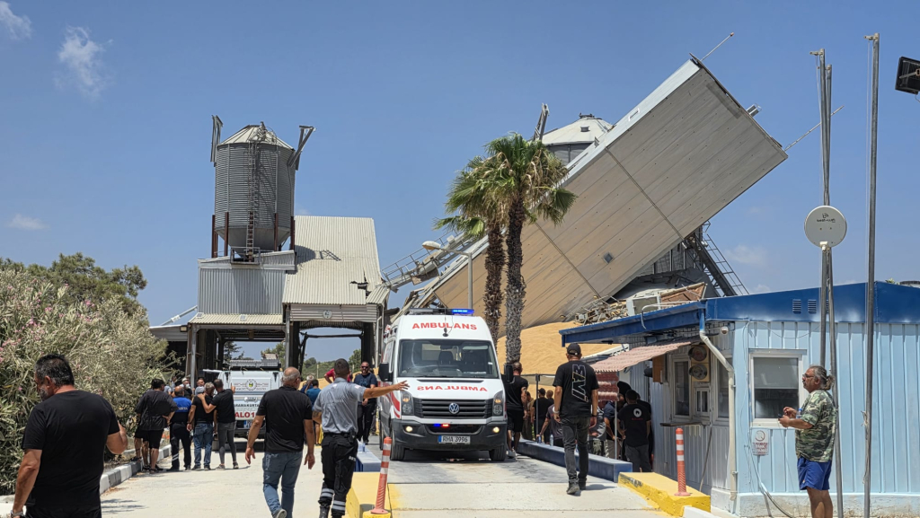 cover Man dead after grain silo collapses in Koma tou Yialou