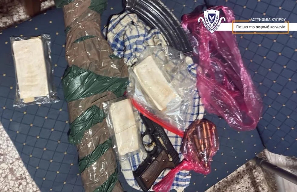 image 38-year-old arrested after Larnaca weapons discovery
