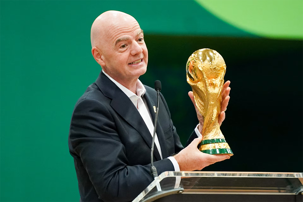 cover Infantino calls plan to sell World Cup stake a proposal, &#8216;not an obligation&#8217;