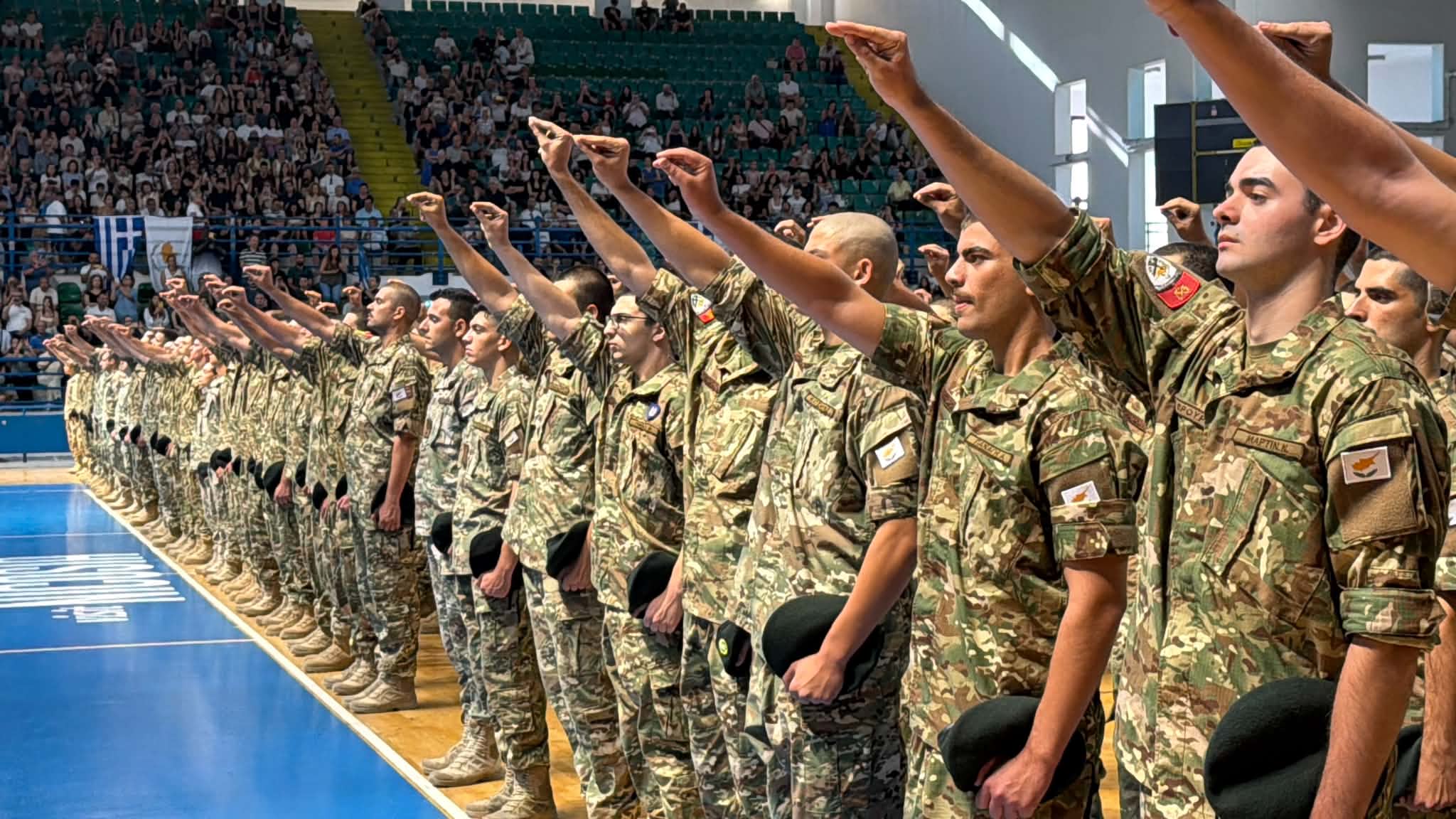 cover Christodoulides vows stronger National Guard as new recruits sworn in