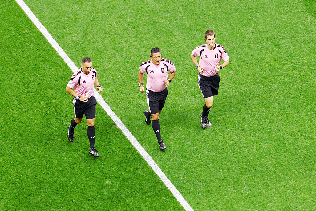 image The hidden runners: referees keep pace with players and pressure