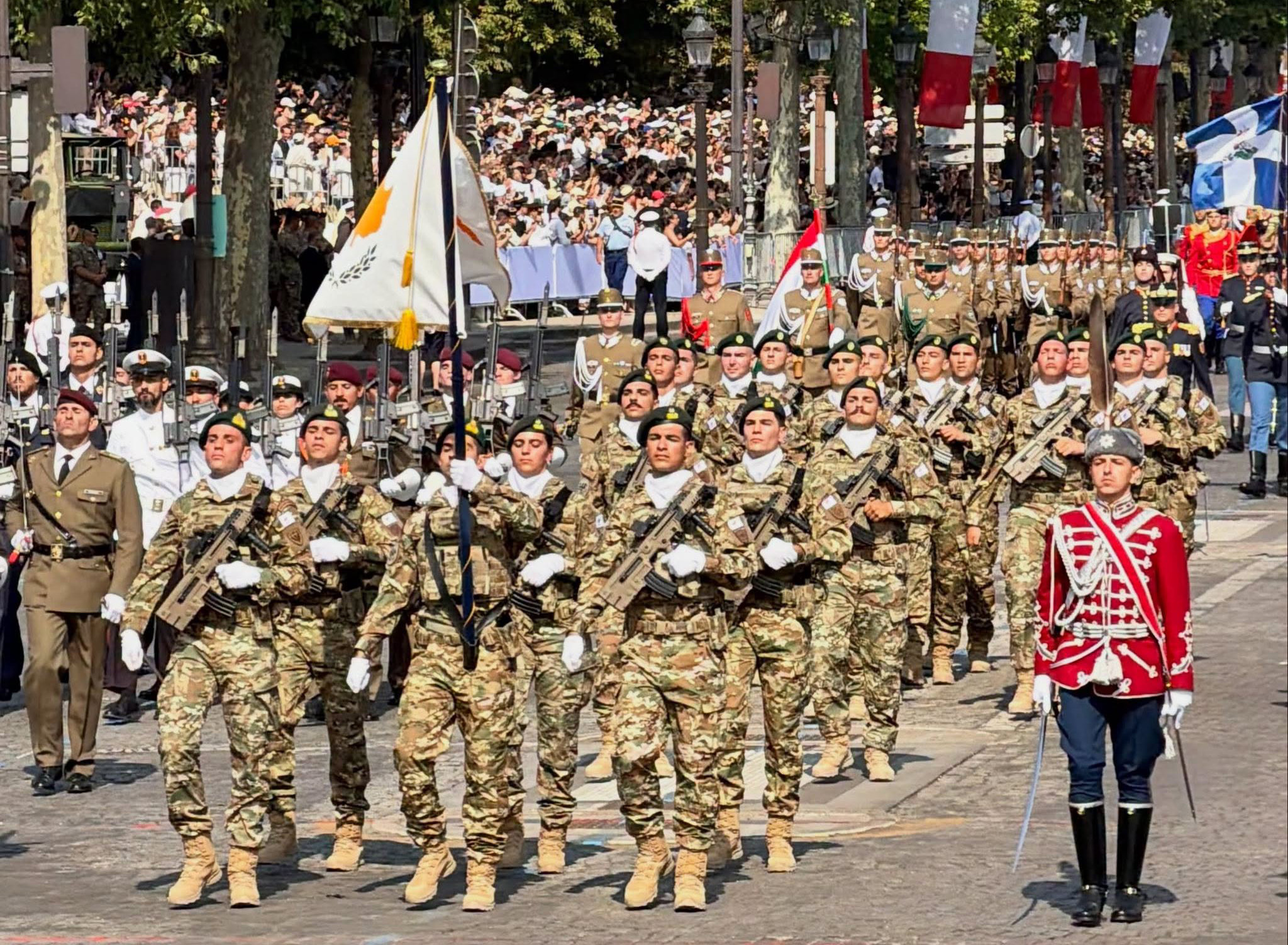 Cyprus showcases defence ties with France at Bastille Day parade