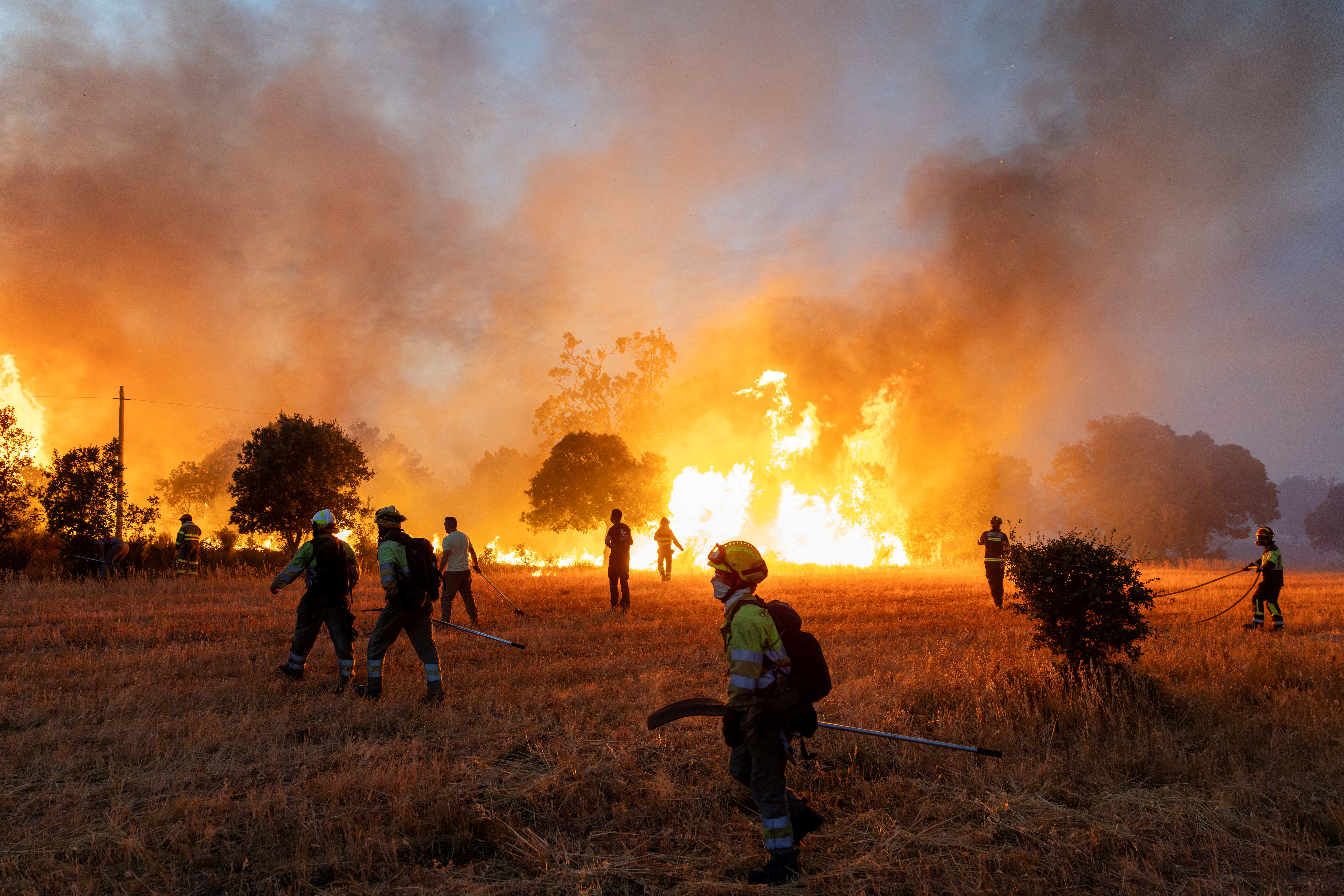cover France, Spain and Greece battle wildfires as Europe swelters