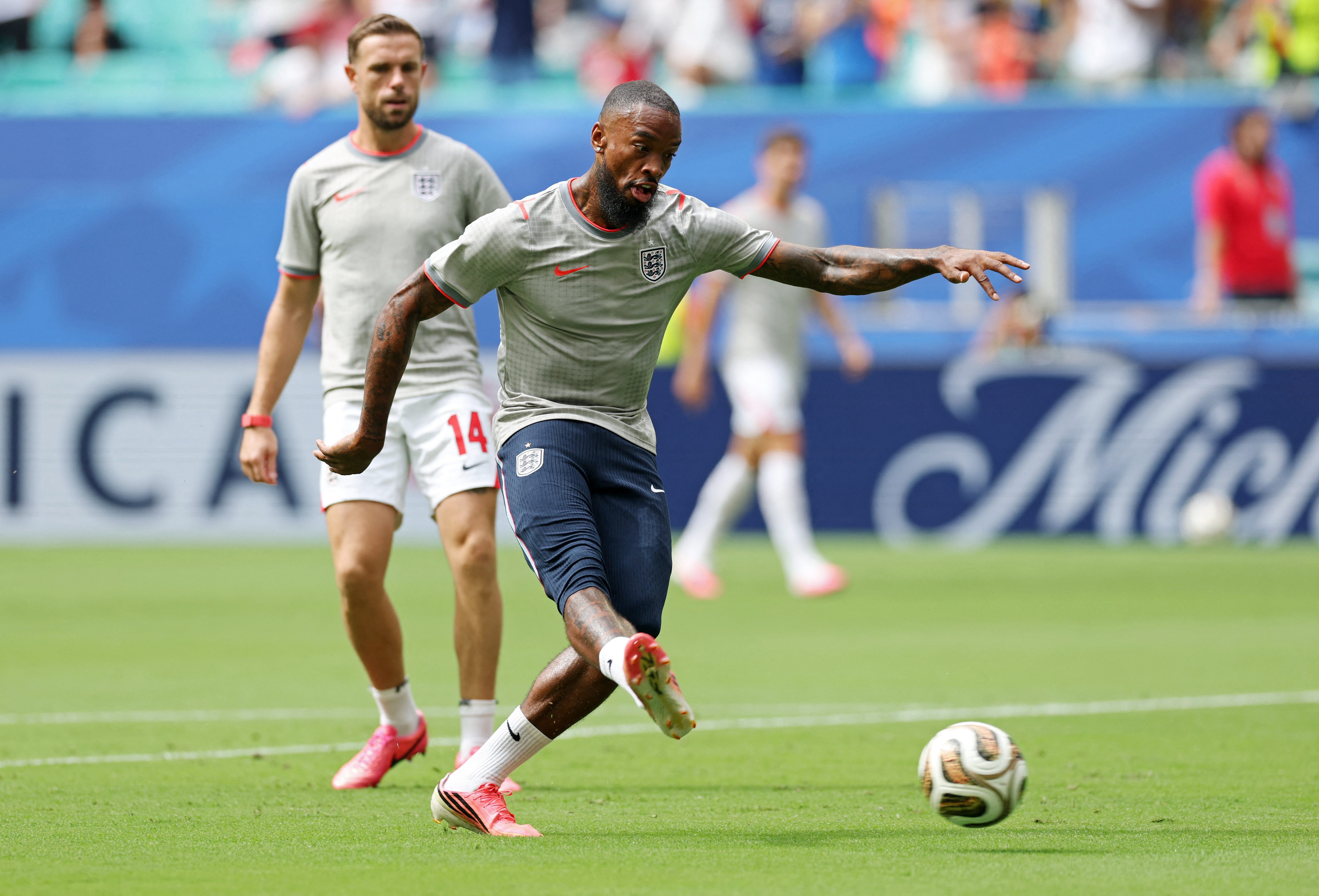cover England striker Toney charged with assault at London nightclub