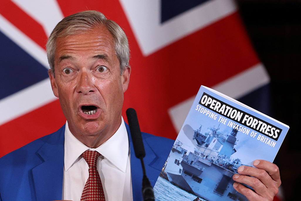 cover Reform UK proposes military-led operation to stop asylum seekers