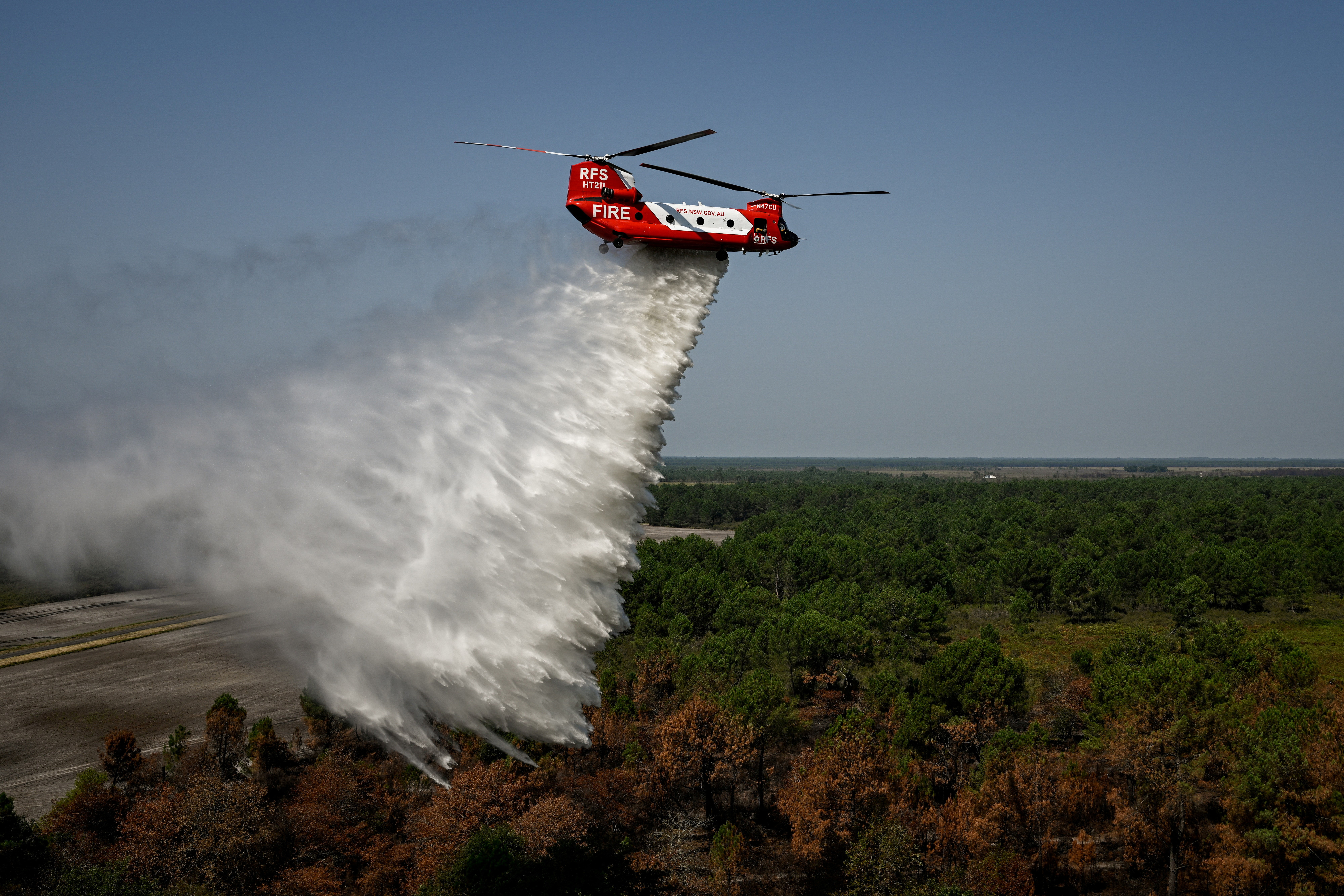 cover EU sends aircraft as Belgium fights record wildfire