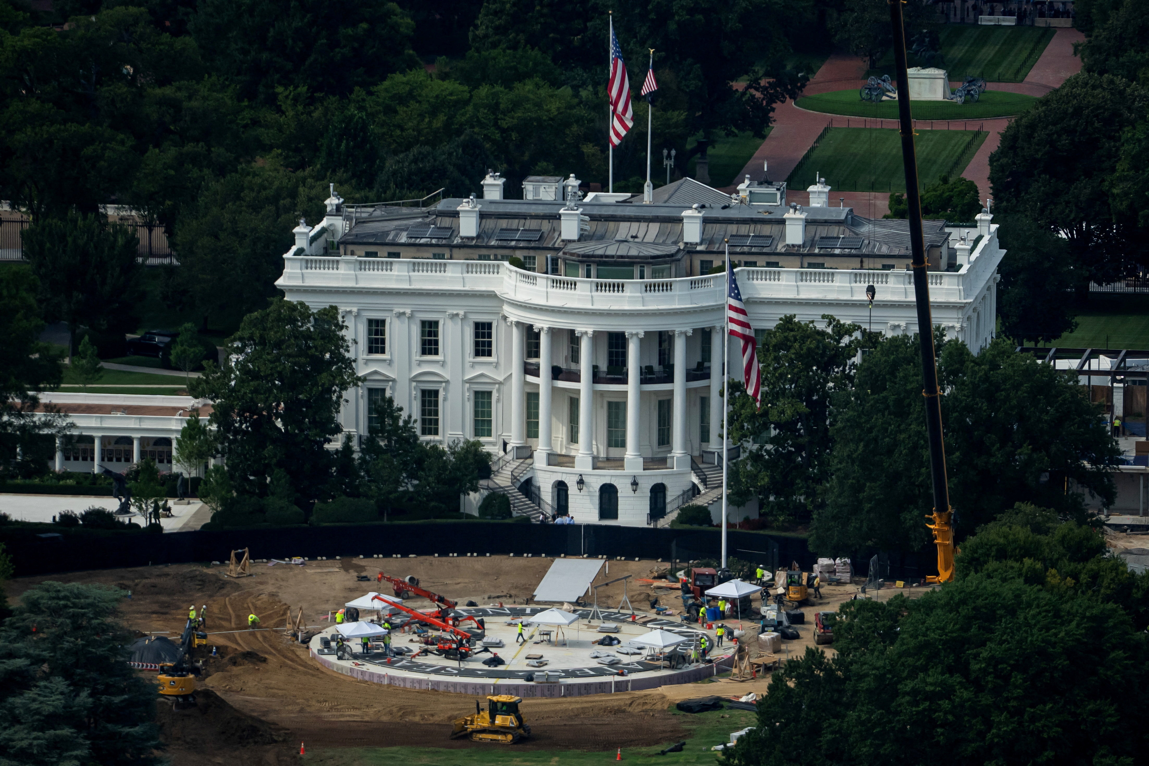 cover Trump the builder carves his legacy in stone as pressures mount