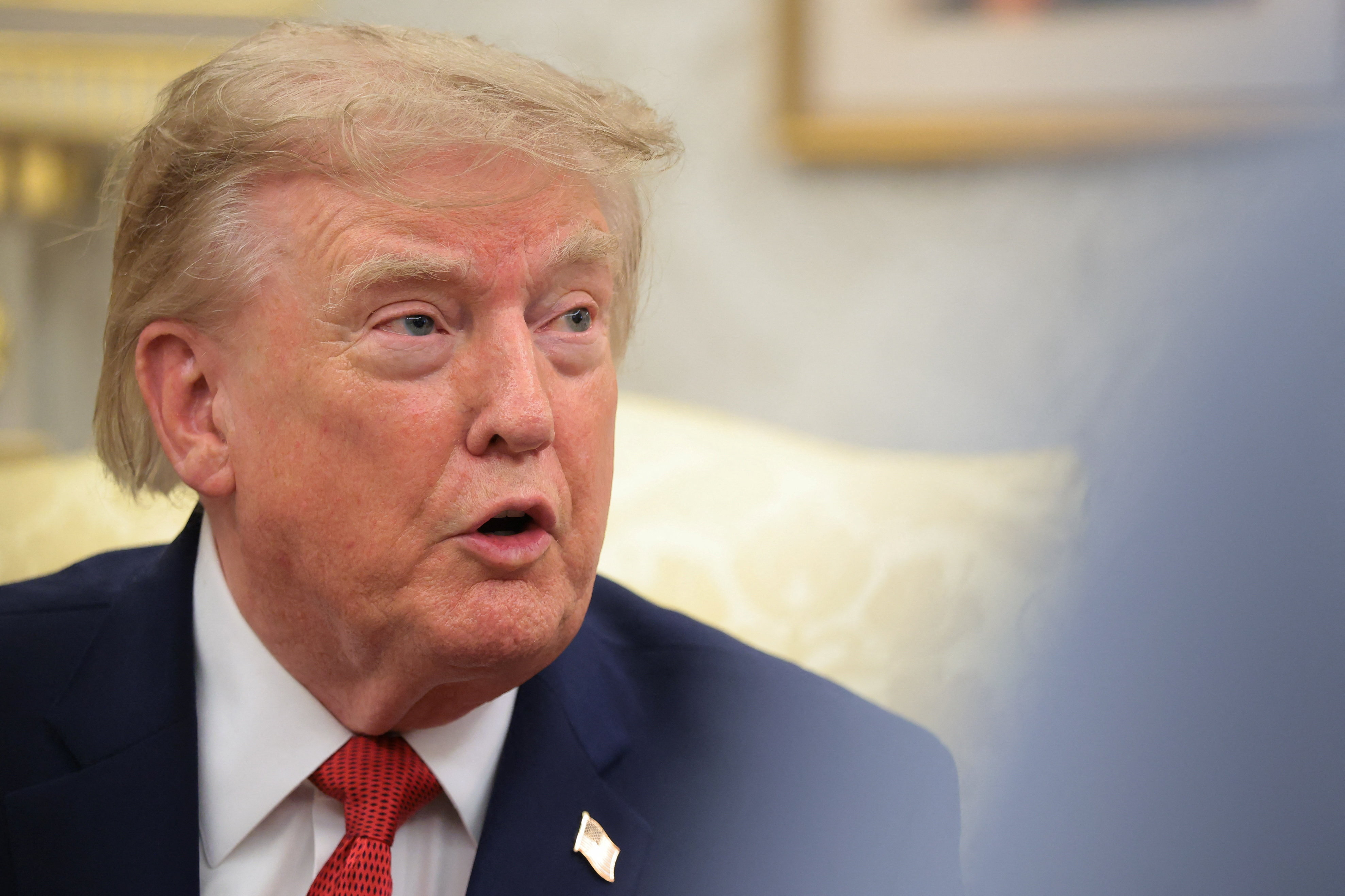 cover Trump says North Korea&#8217;s Kim has responded to his overtures
