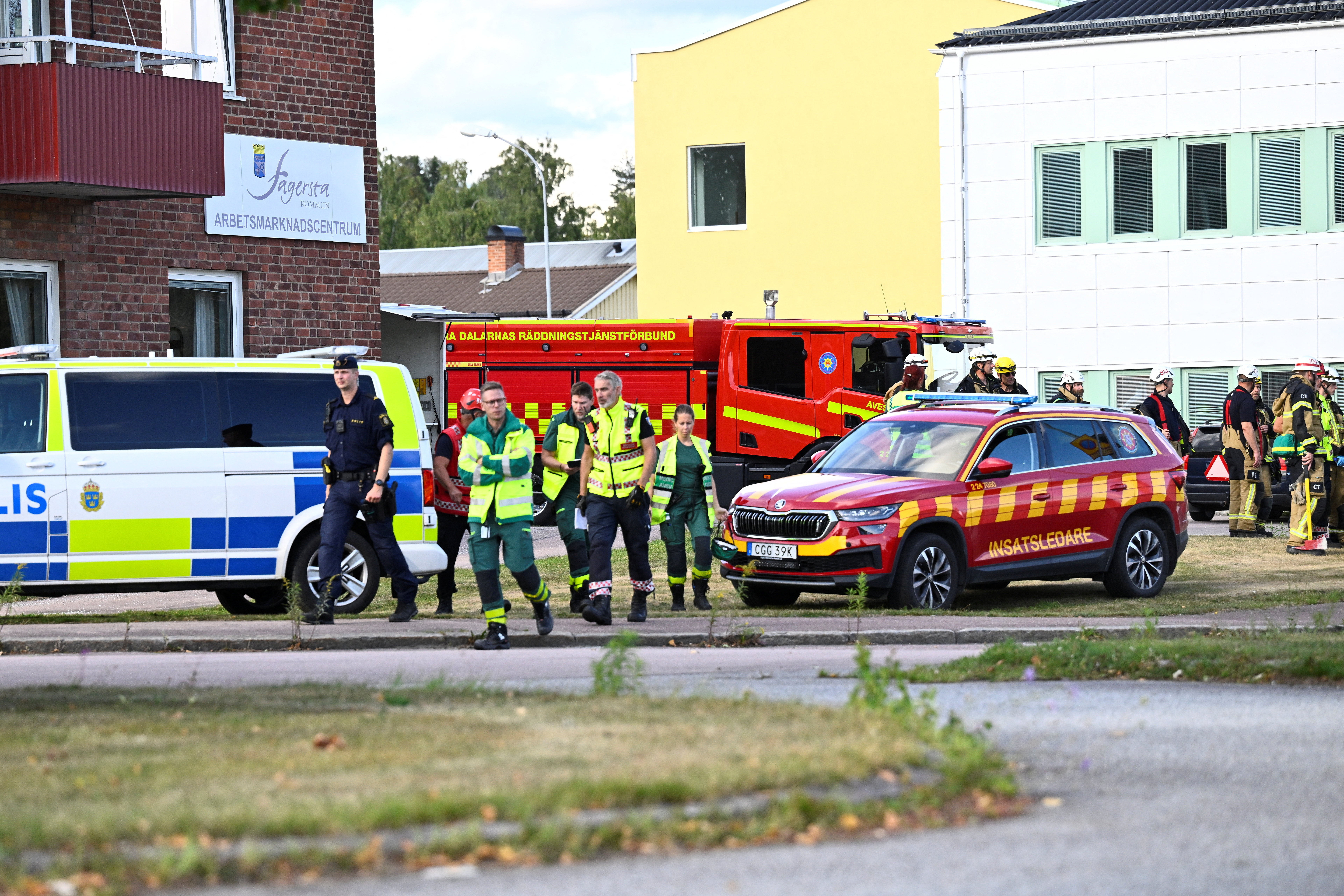 image Man armed with sword injures several people at Swedish high school
