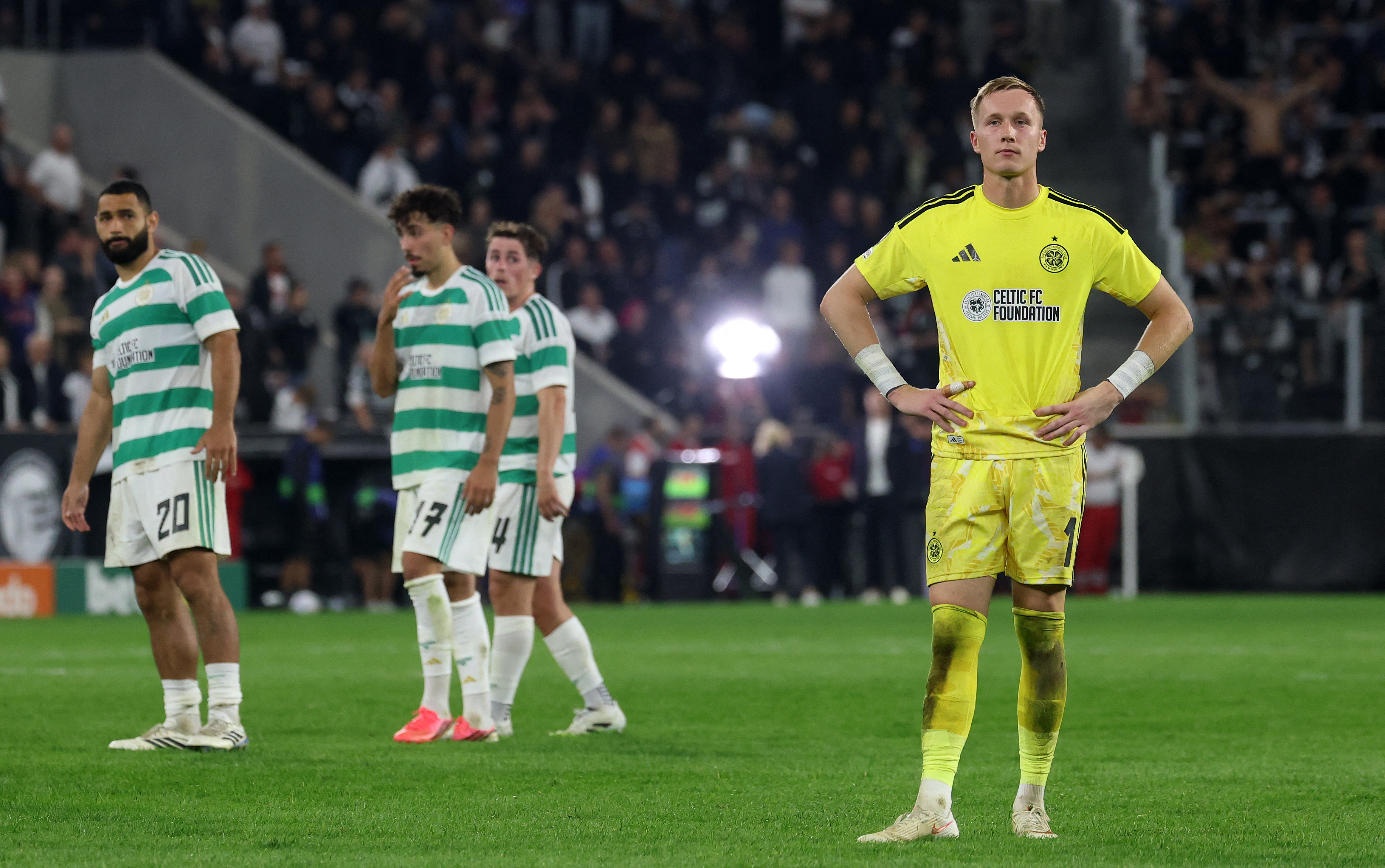 Celtic eliminated from Champions League qualifying after LASK complete stunning comeback