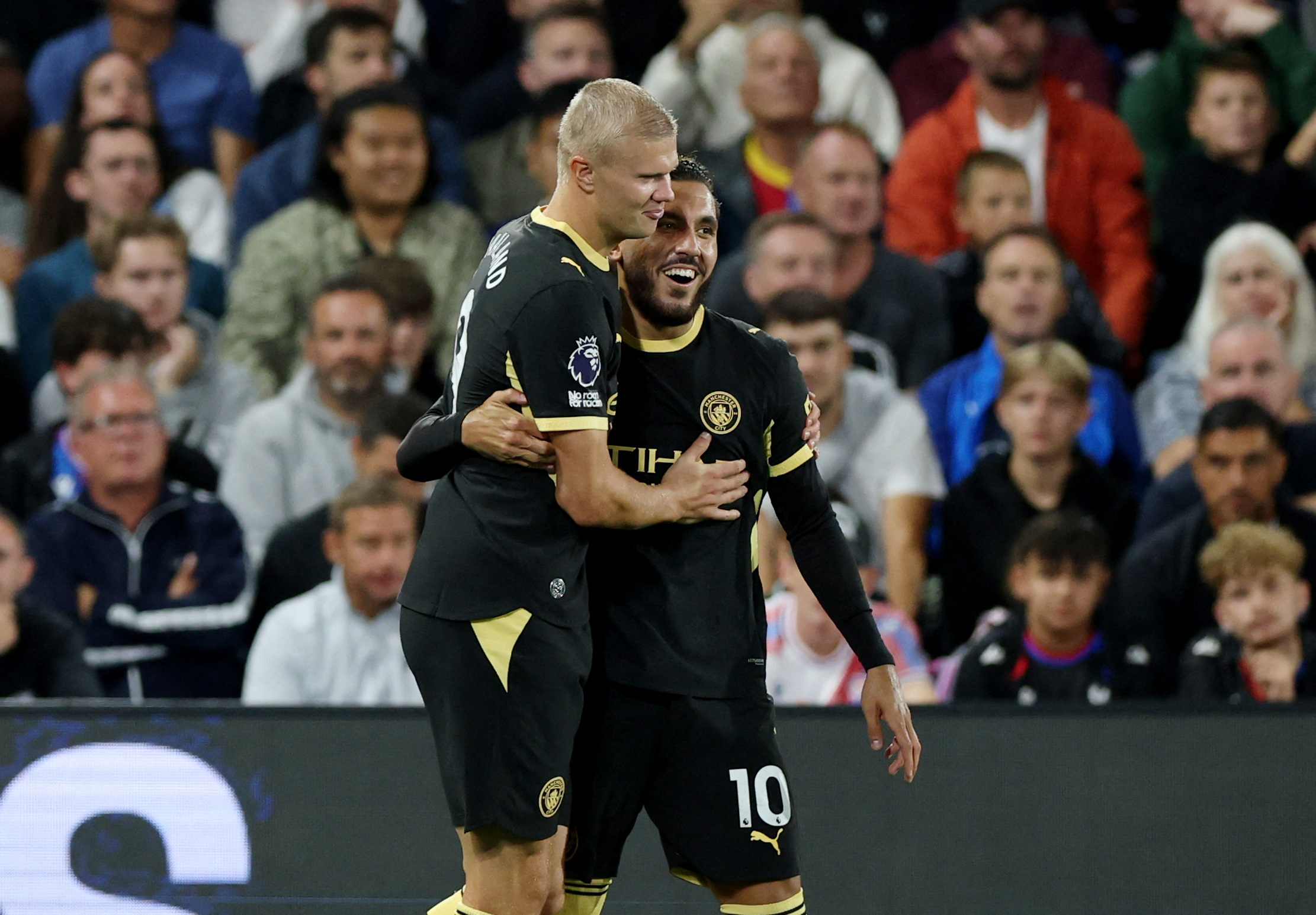 image Doubles for Haaland, Cherki as Man City cruise to  win over Palace