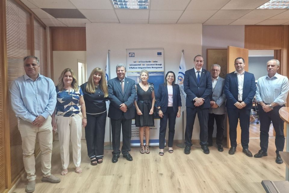 image Larnaca, Vasiliko and Latchi port plans on the table