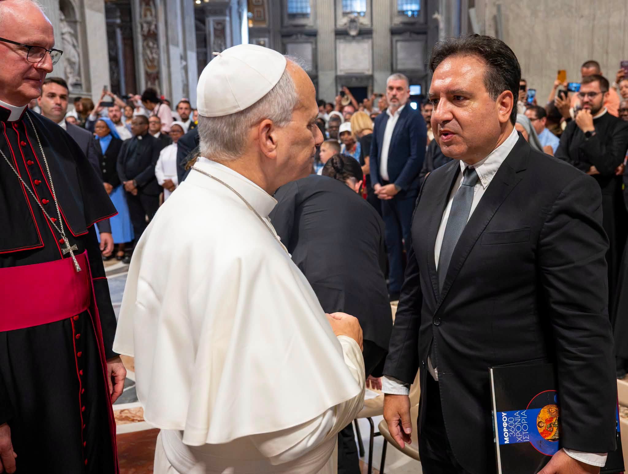 cover Cypriot MP raises destruction of cultural heritage with Pope Leo