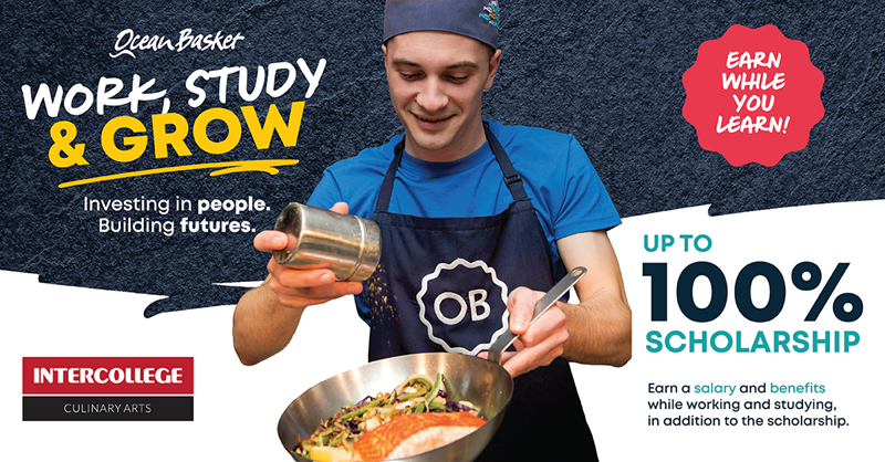 cover Intercollege, Ocean Basket debut &#8216;Work, Study &amp; Grow&#8217; career path, with up to 100% scholarship