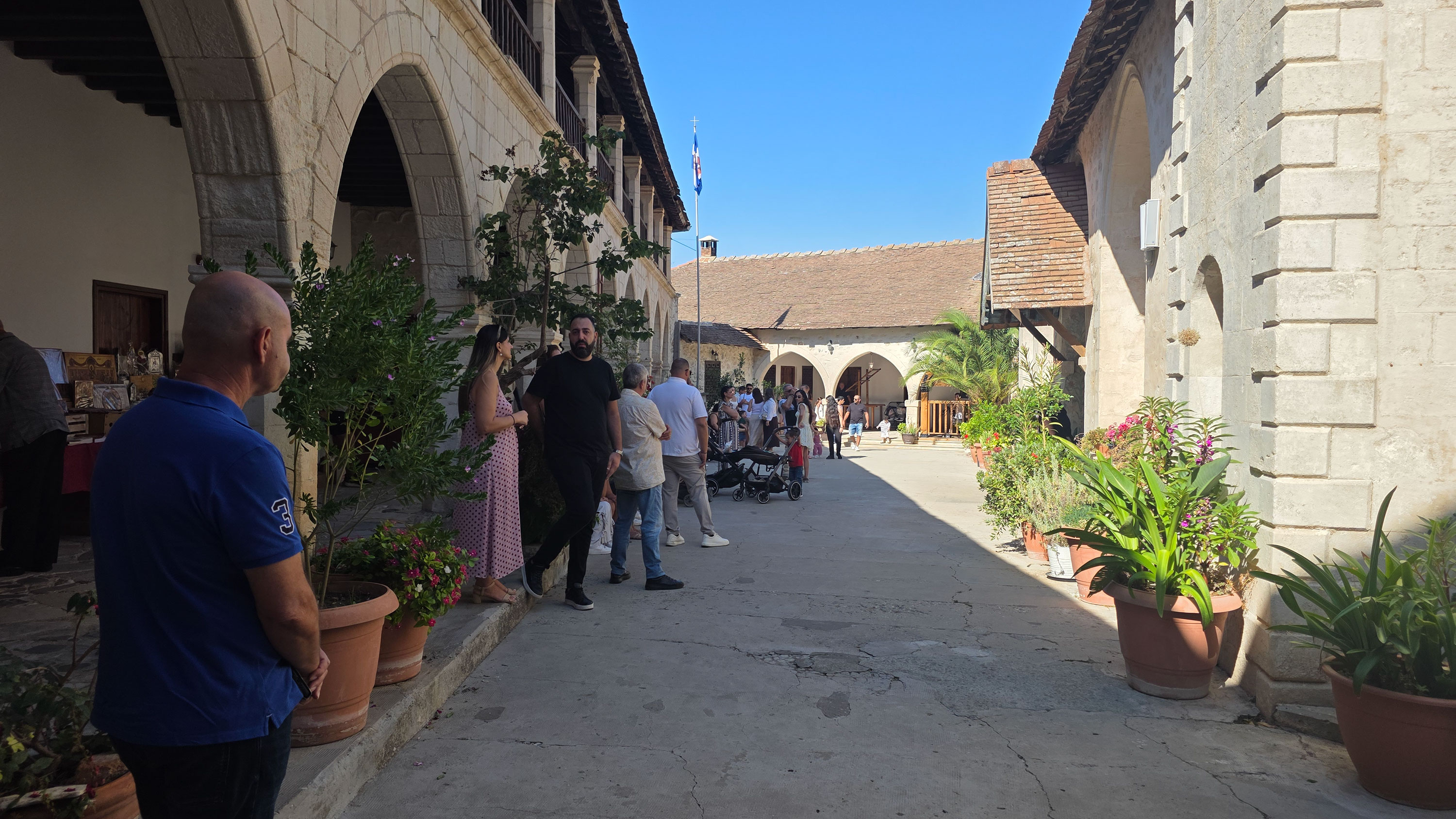 Crowds mark Assumption Day at Paphos monasteries