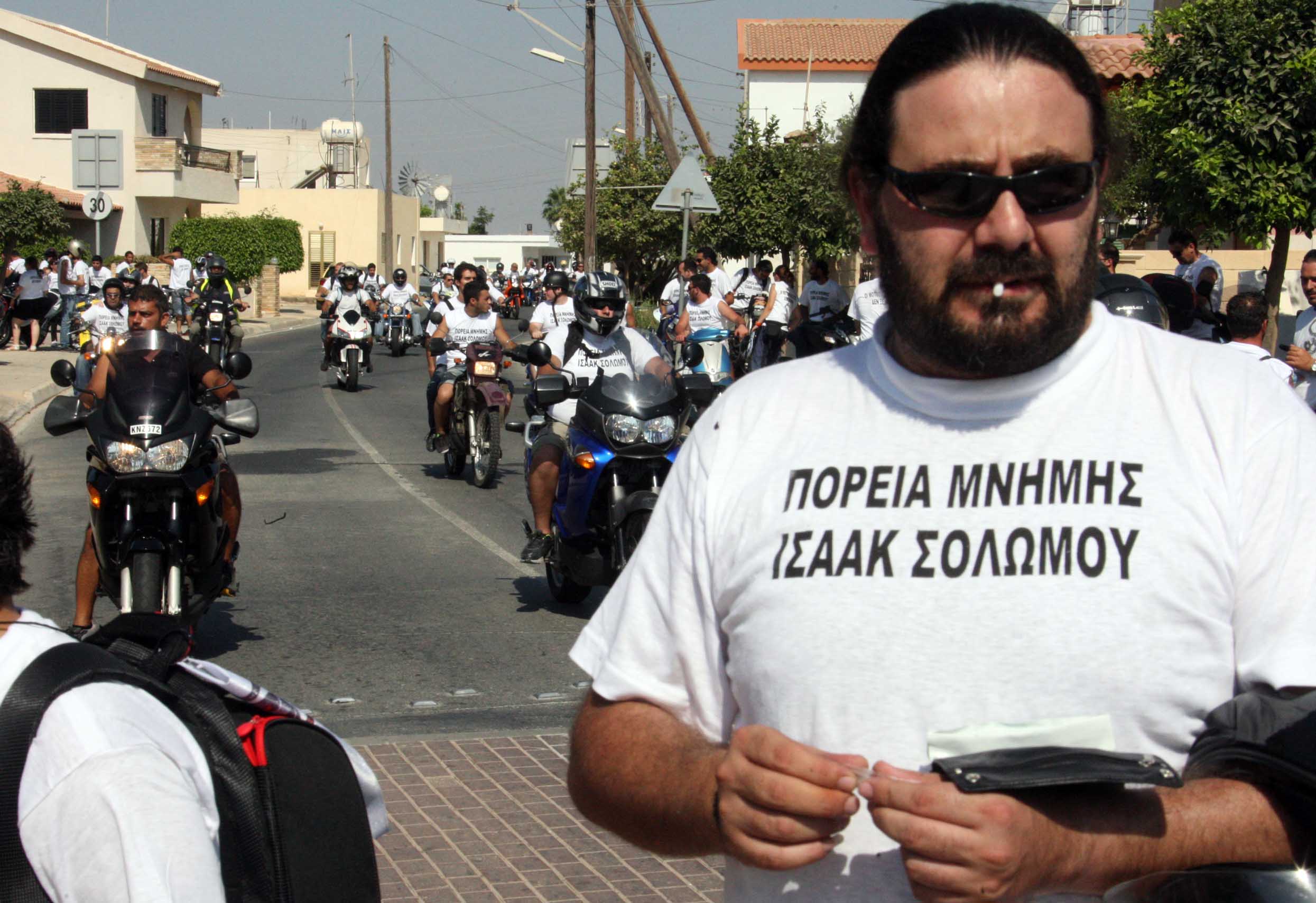 Isaak, Solomos Solomou, biker, bikers, Deryneia