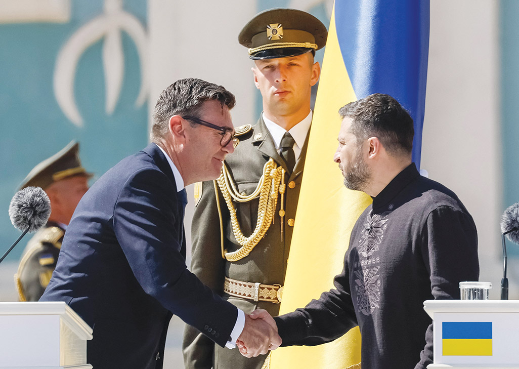 image Ukraine wants peace but won&#8217;t give in, Zelenskiy says on Independence Day