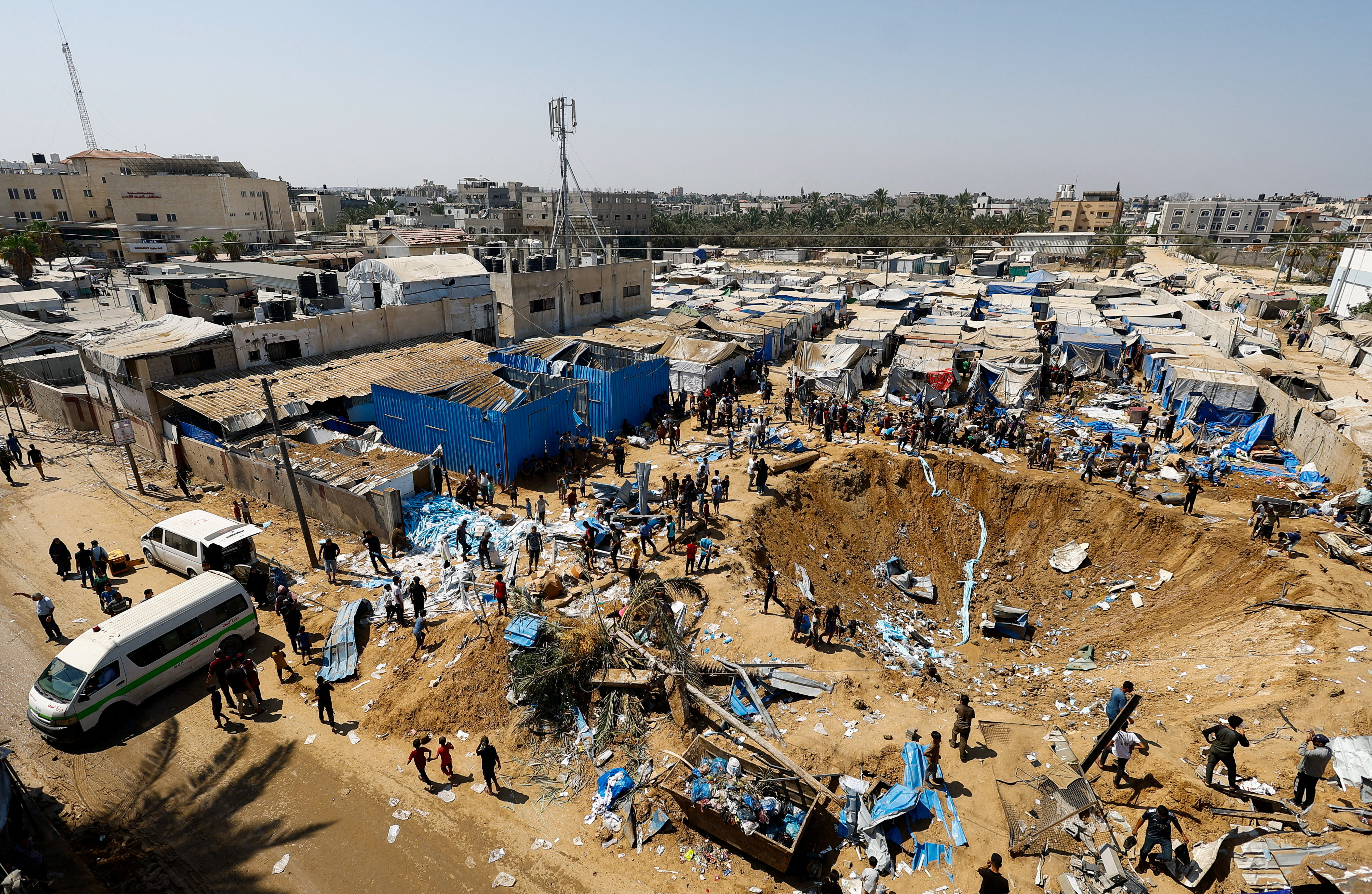 Israeli strikes kill two Palestinians and destroy medicine warehouses in Gaza