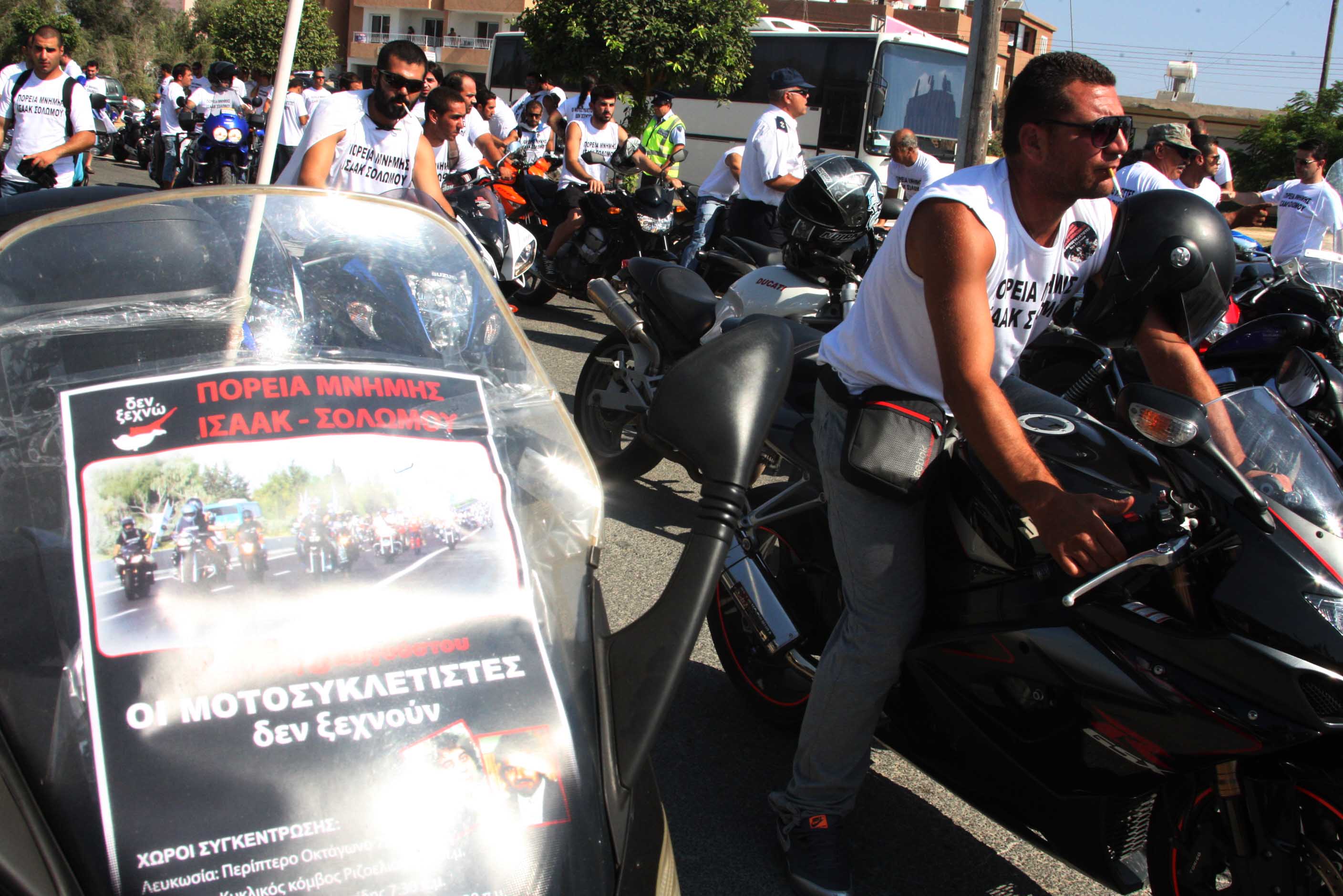 Isaak, Solomos Solomou, biker, bikers, Deryneia