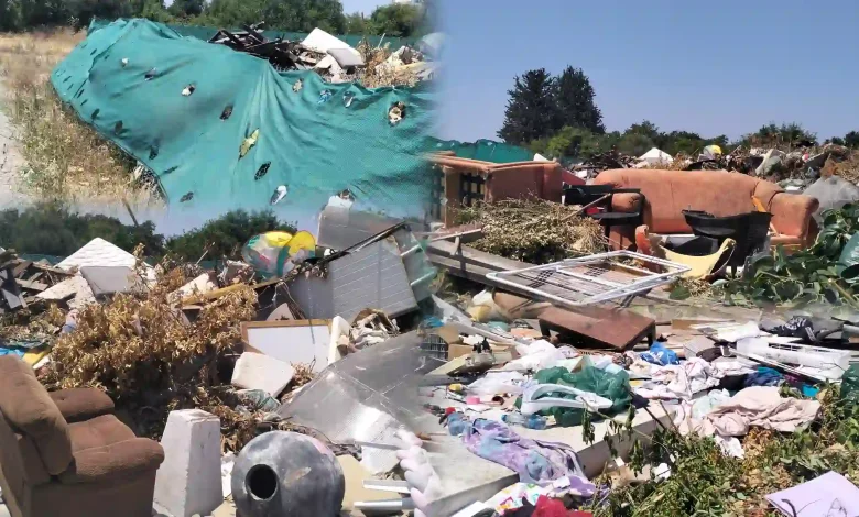 cover Residents warn of fire risk from illegal dumping at Kissonerga green point