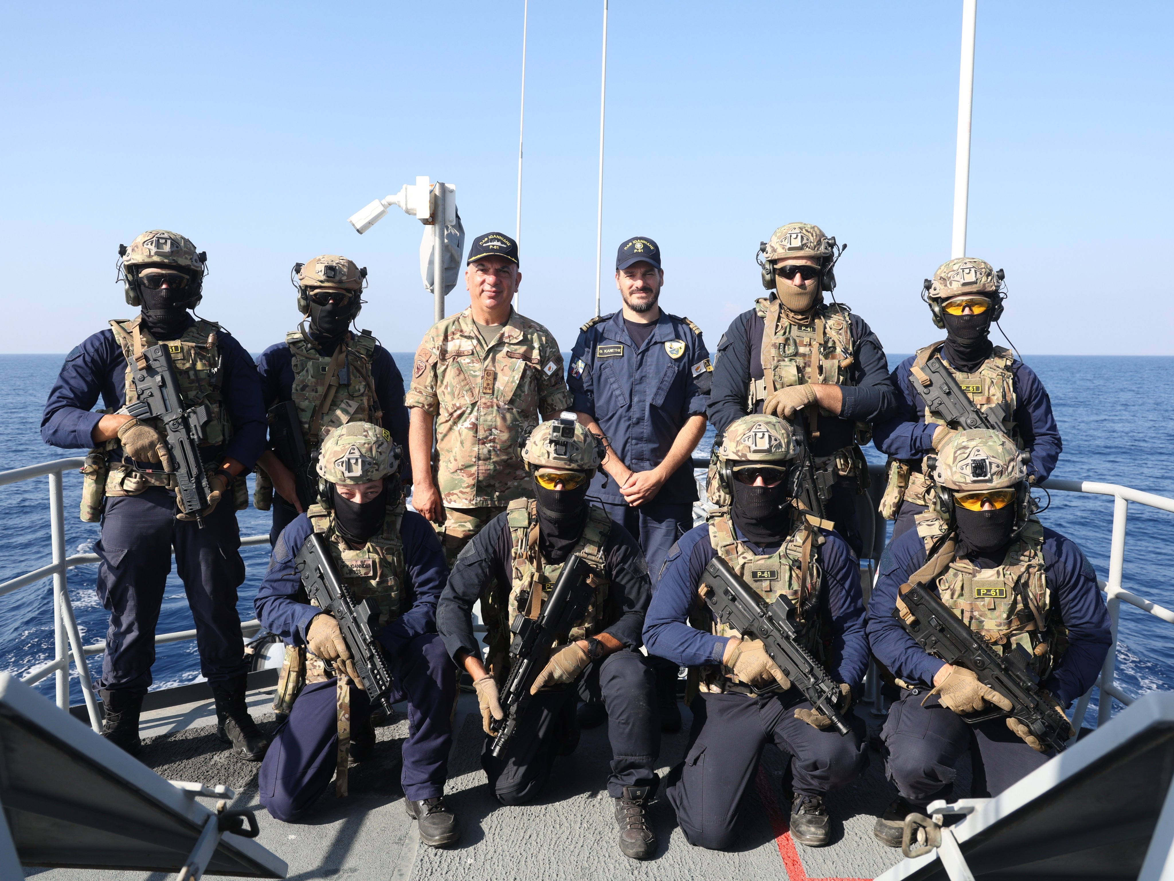 image Cyprus and France hold joint naval search and rescue exercise