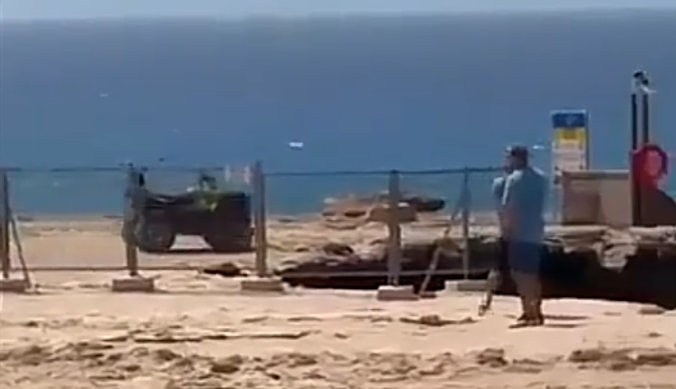 image Quad bike falls into sea at Cape Greco, rider injured