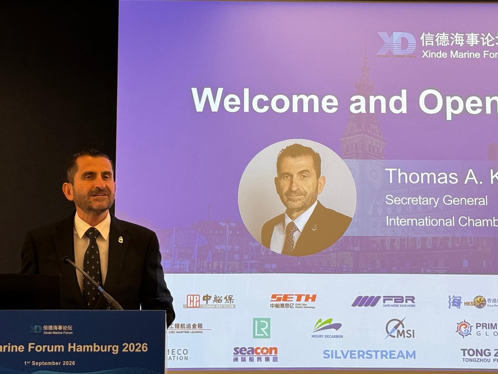 cover Seafarers are not combatants, Kazakos tells Hamburg forum 