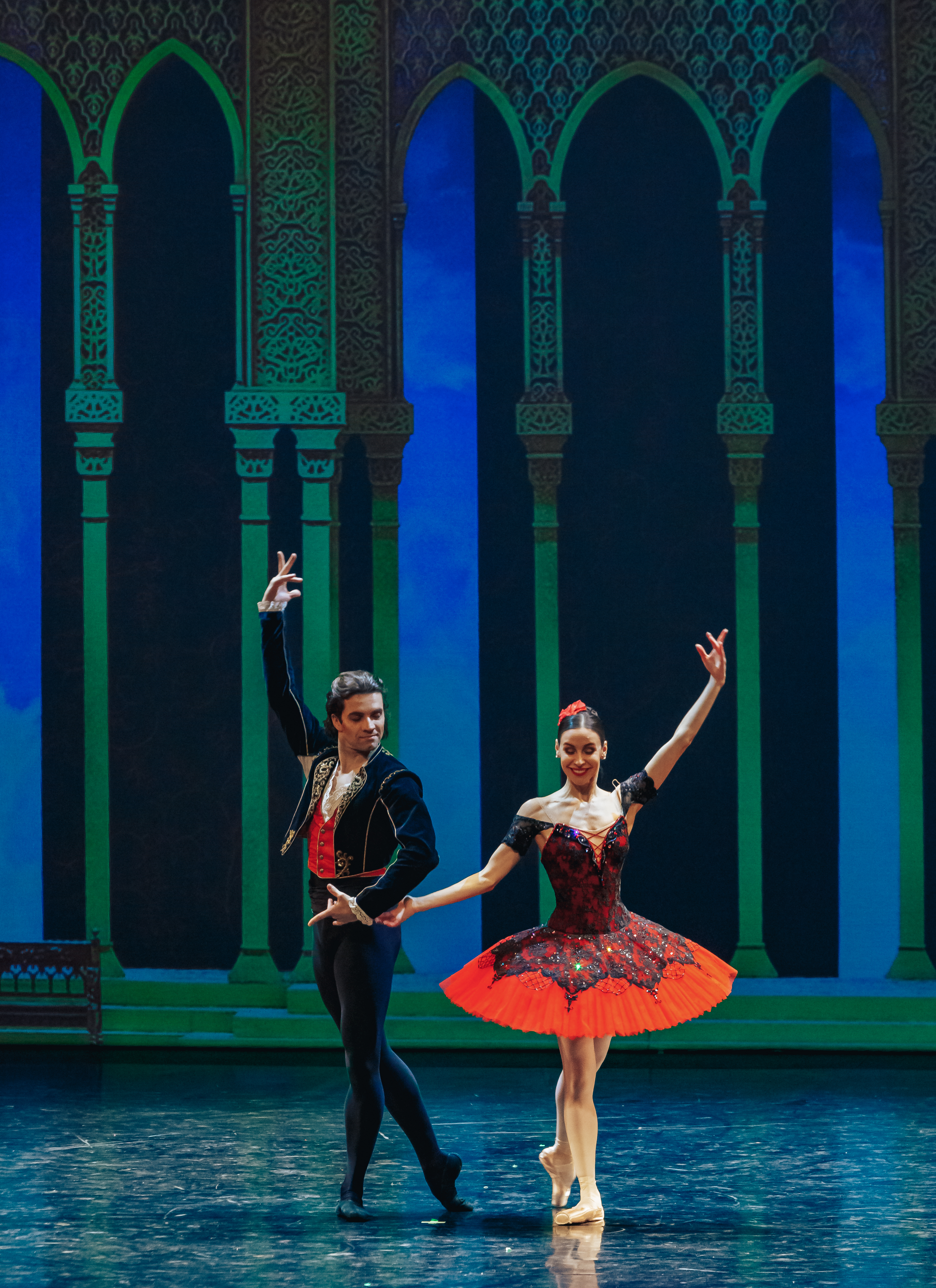 image Don Quixote Ballet with a European Ballet Company on the stage of Paphos Medieval Castle