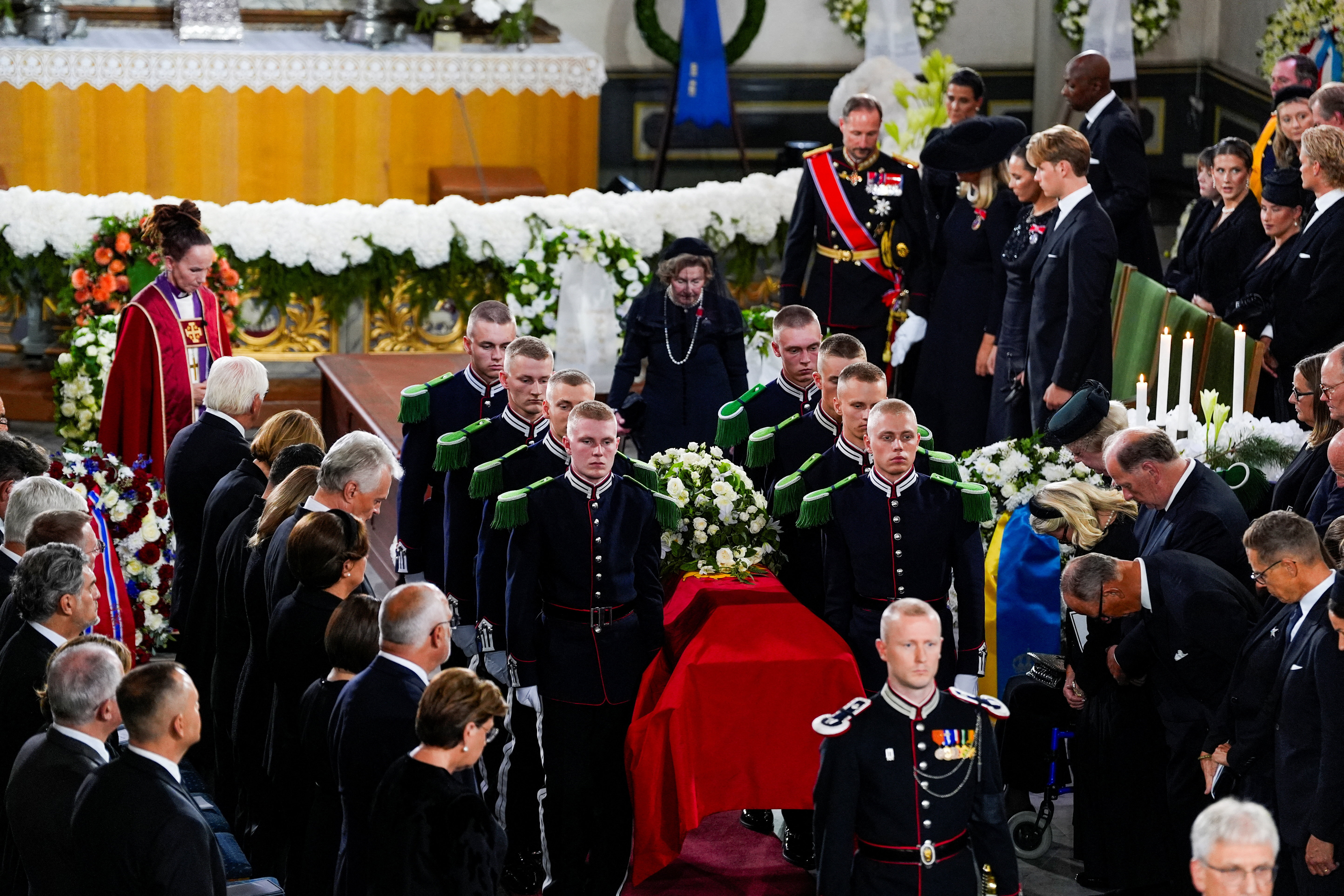 cover With large crowds attending, Norway lays King Harald to rest