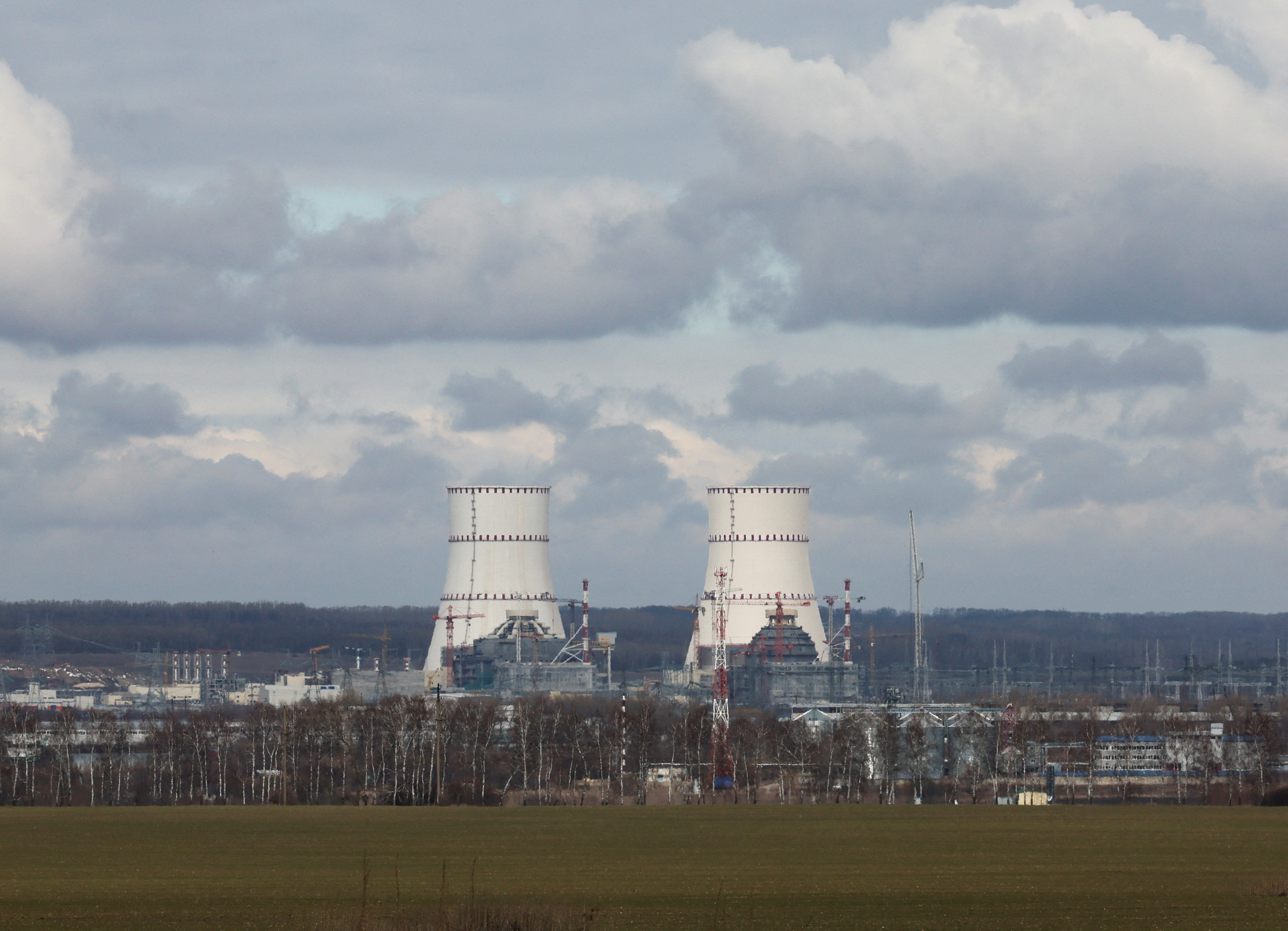 cover Drone hits cooling tower of Russian Kursk nuclear plant