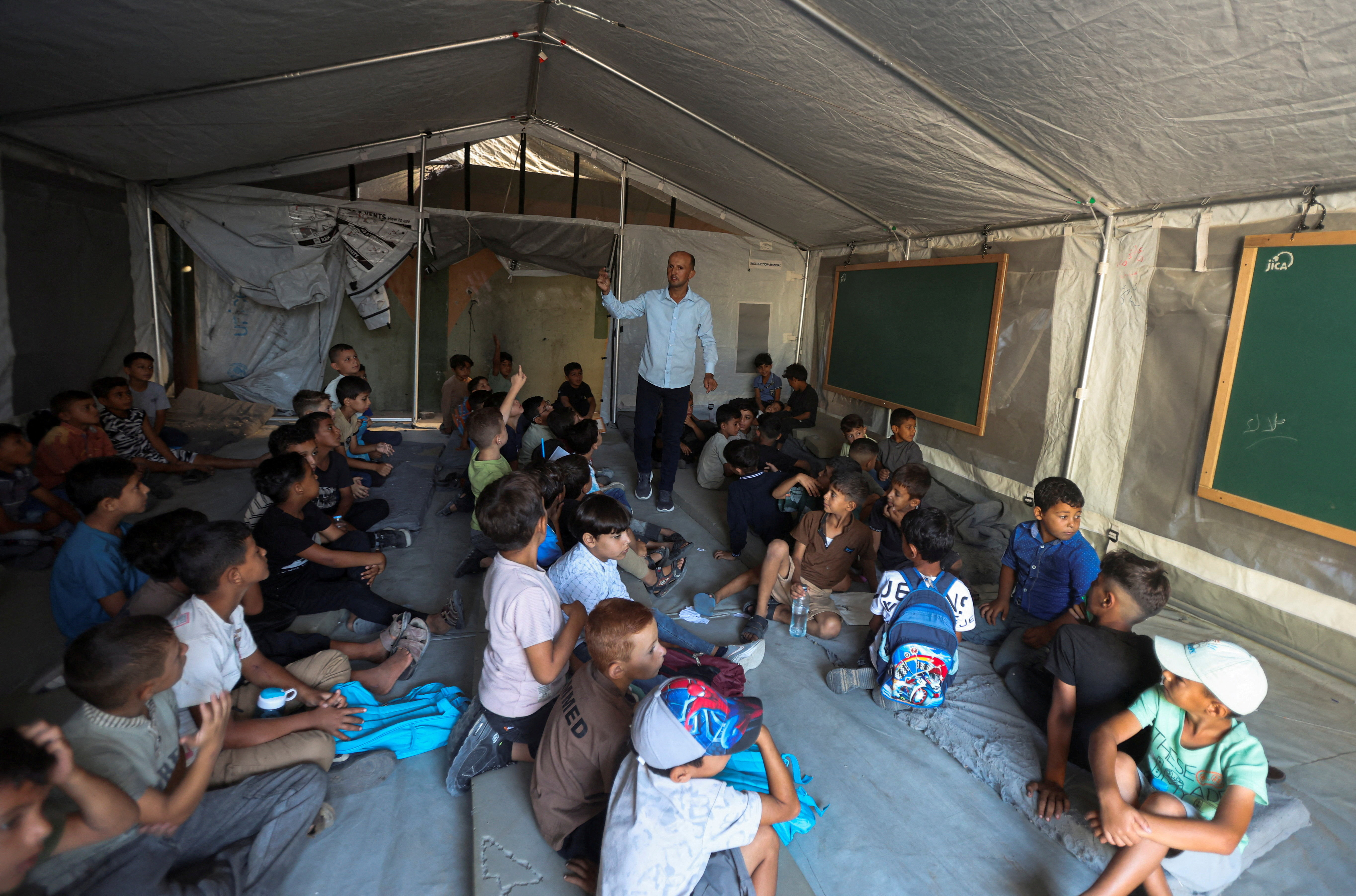 Gaza students return to in-person schooling for first time in three years