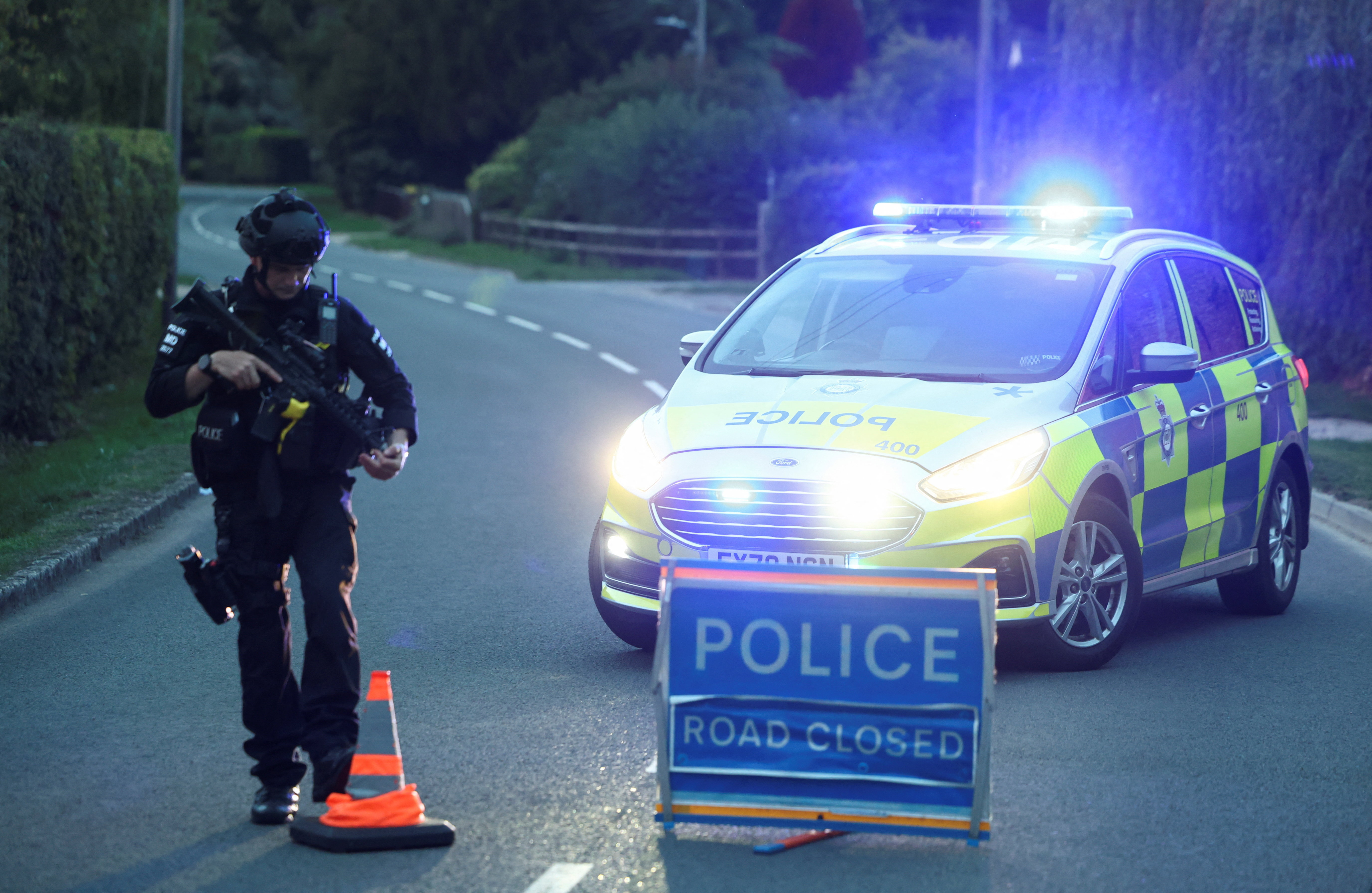 cover Men arrested in major incident at UK air base used by US