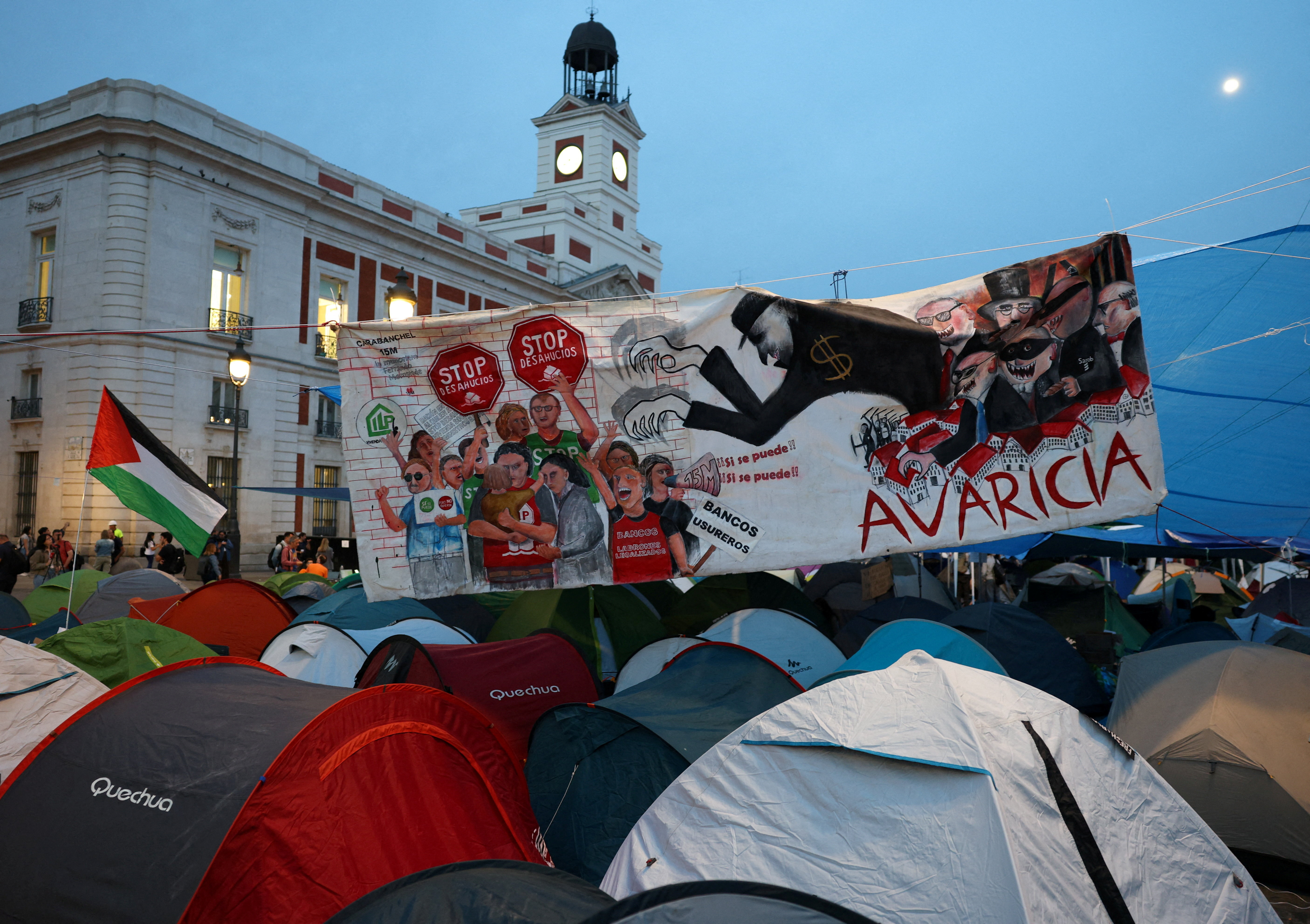 cover Madrid housing protests enter third day after pensioner&#8217;s eviction